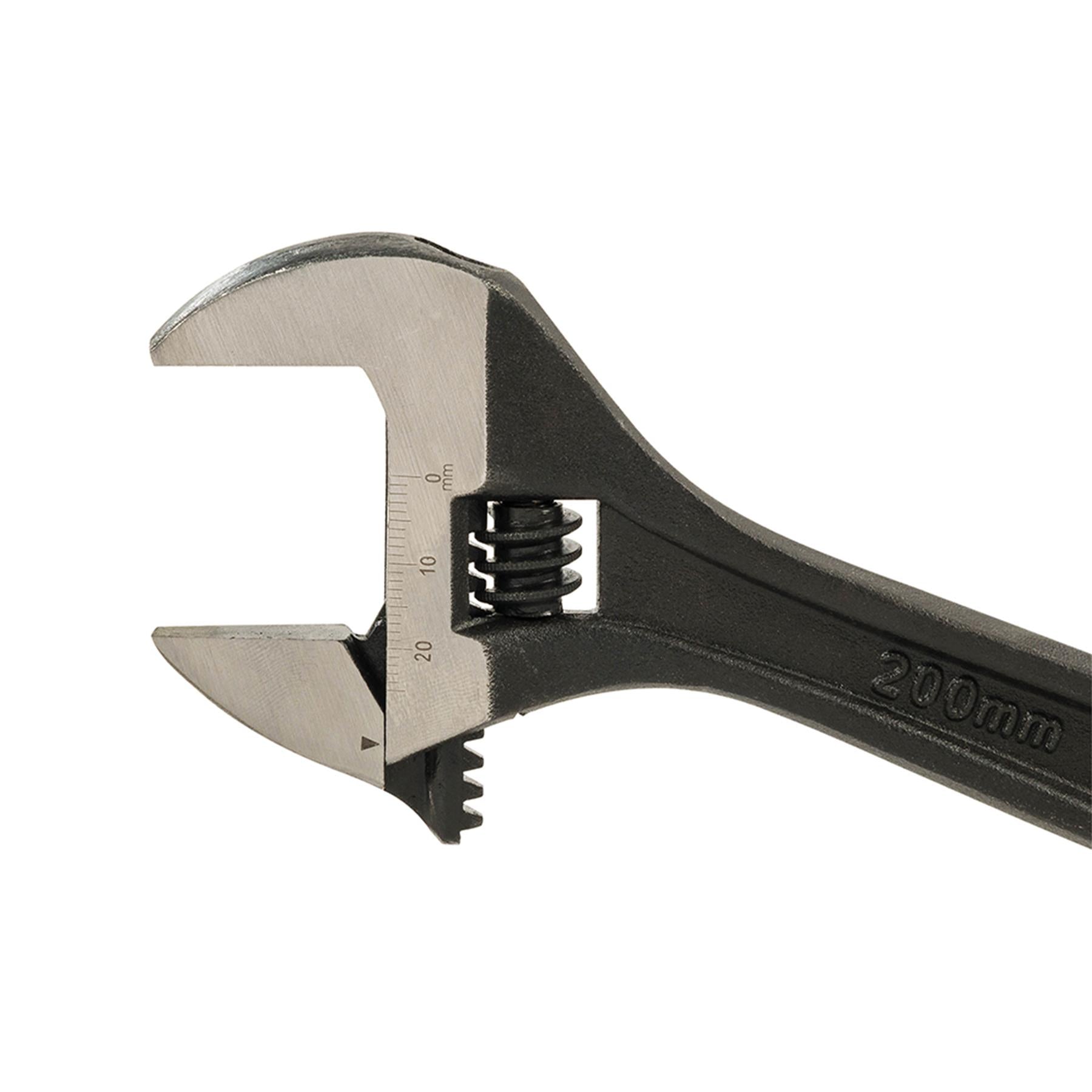 Expert Adjustable Wrench 300mm Length - Jaw 32mm Precision-Ground Slides