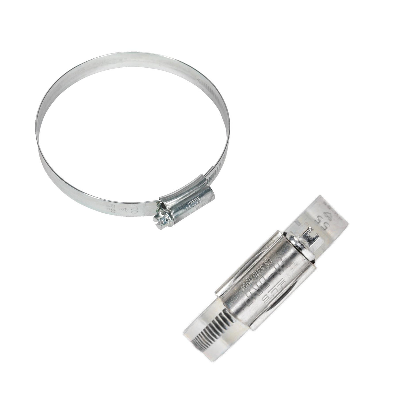 Sealey HI-GRIP Hose Clip Zinc Plated �80-100mm Pack of 10