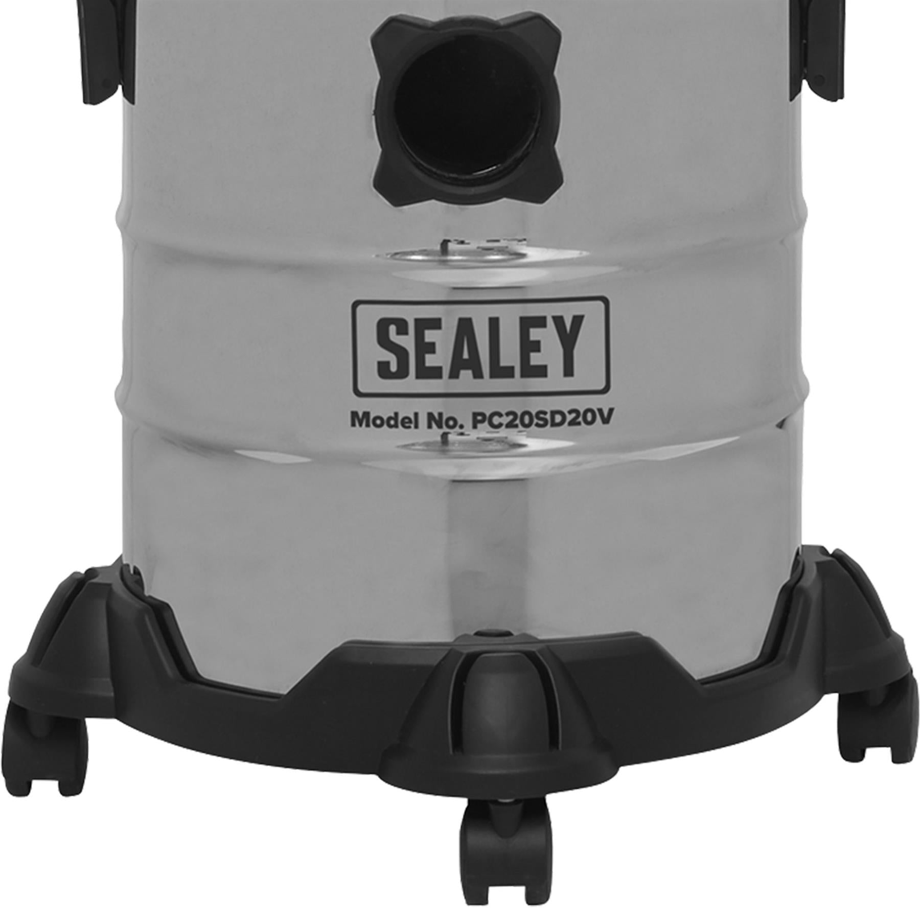 Sealey Vacuum Cleaner Cordless 20V with 4Ah Battery & Charger