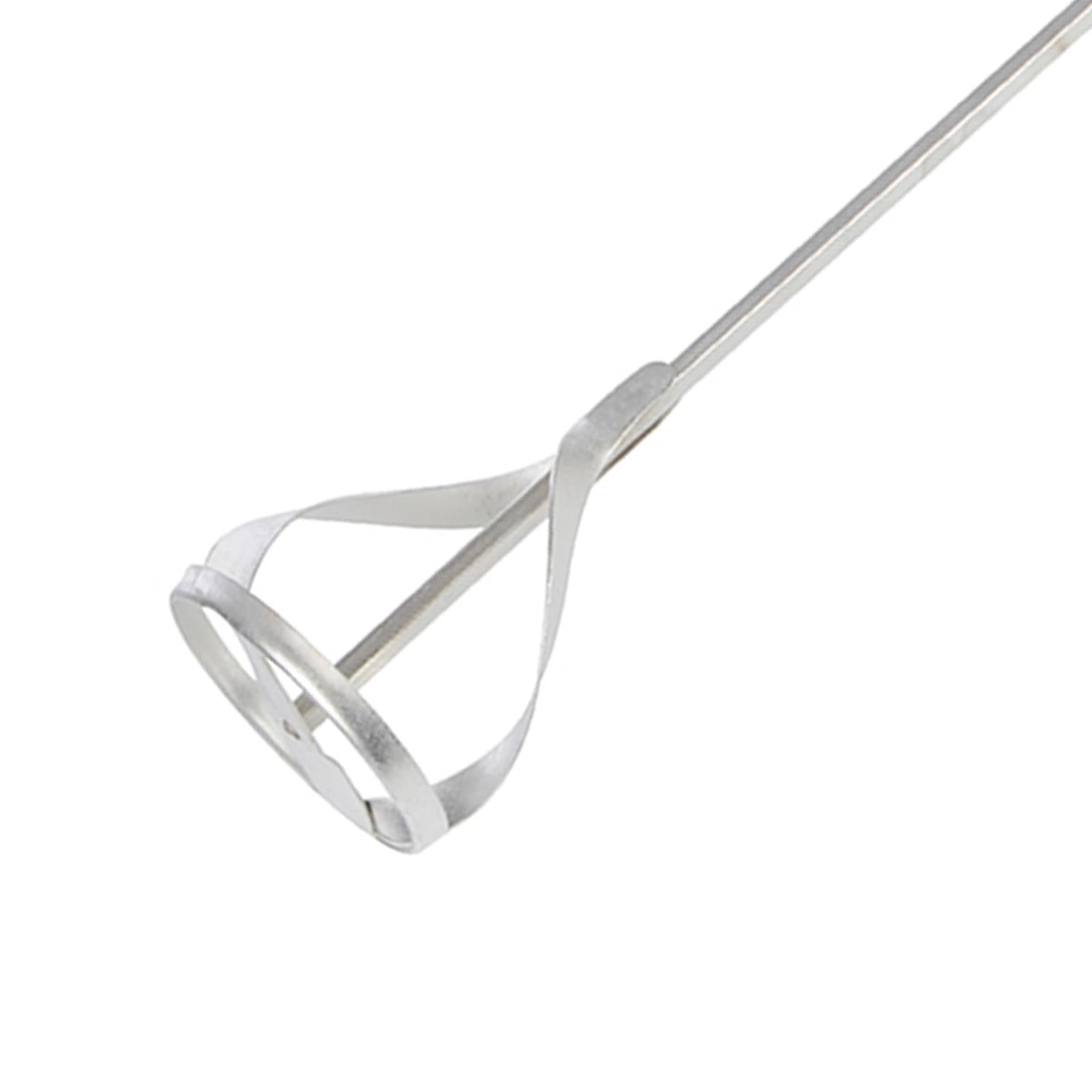 100mm X 580mm Zinc Plated Mixing Paddle, Hex Shank -For Electric Drills