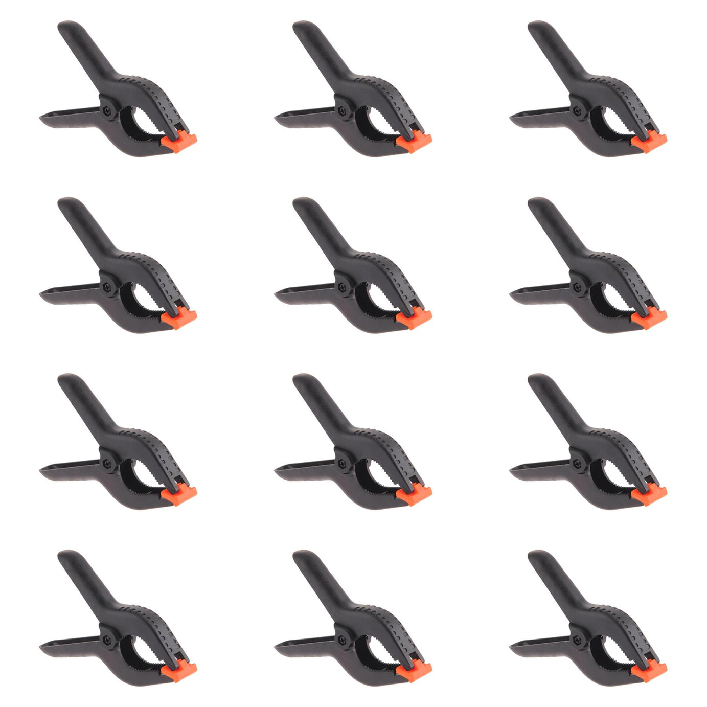 12 x 6" Strong Plastic Spring Clamps Market Stall Clips Nylon Large Tarpaulin