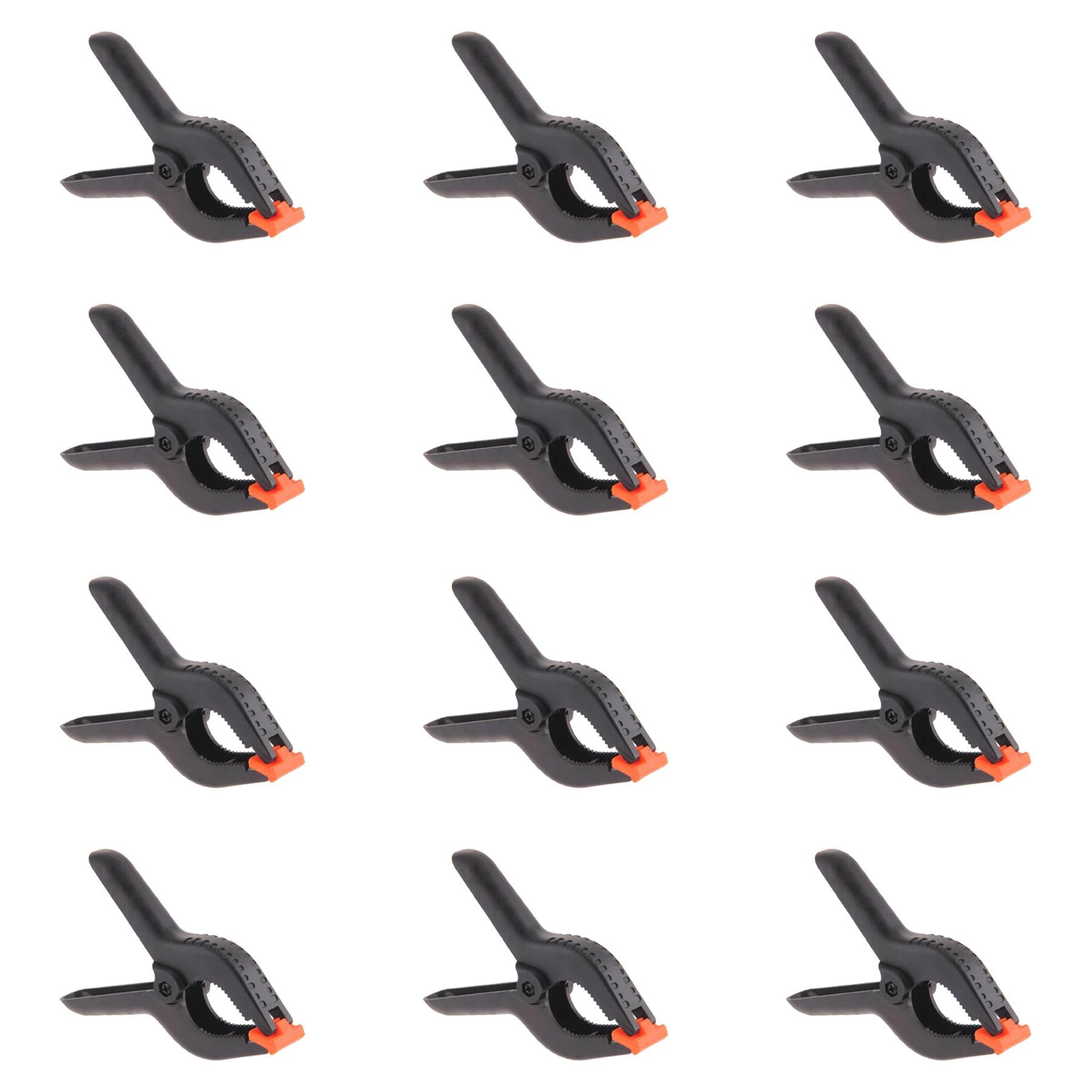 12 x 6" Strong Plastic Spring Clamps Market Stall Clips Nylon Large Tarpaulin