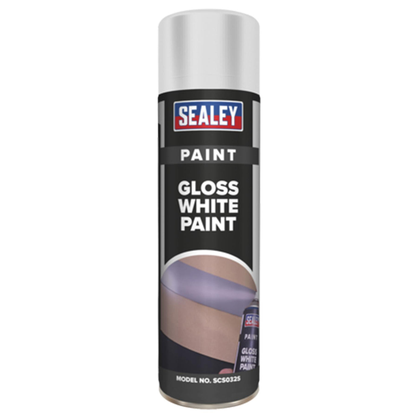 Sealey White Gloss Paint 500ml Single