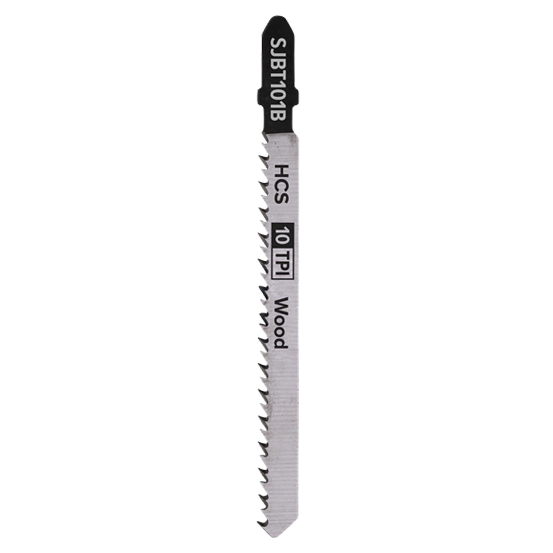 Sealey Jigsaw Blade Hard Wood 100mm 10tpi - Pack of 5