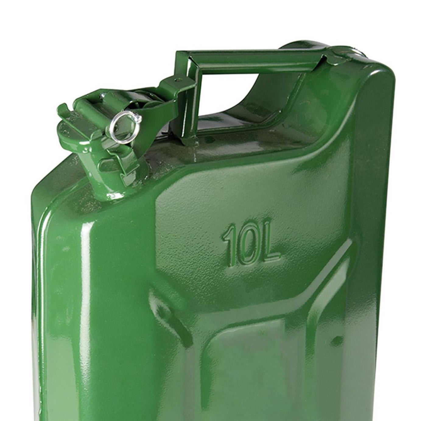 Jerry Can 10Ltr Strong Metal Durable Mechanic Garage Emergency Military Camping