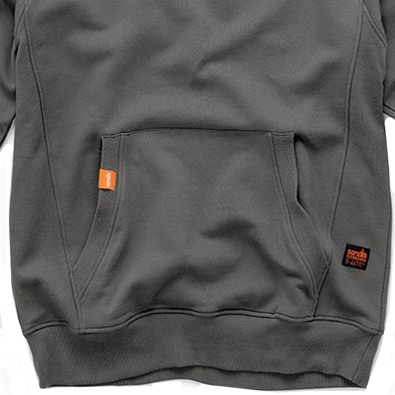 Scruffs Eco Hoodie Trade Work Hoodie Graphite Men Hooded Jumper XS