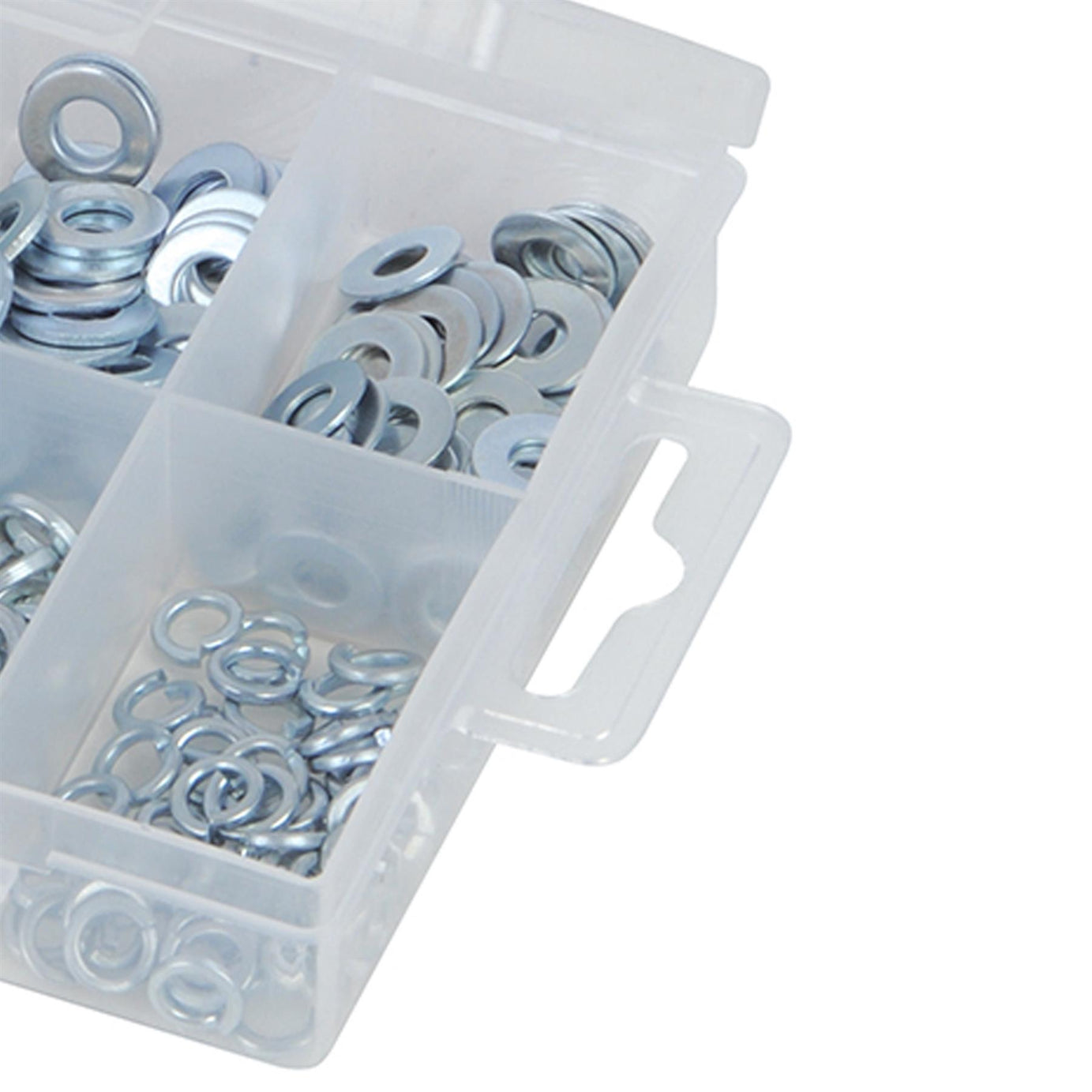 210Pce Steel Washers Pack Diy Tools Zinc Plated Corrosion Resistant Finish