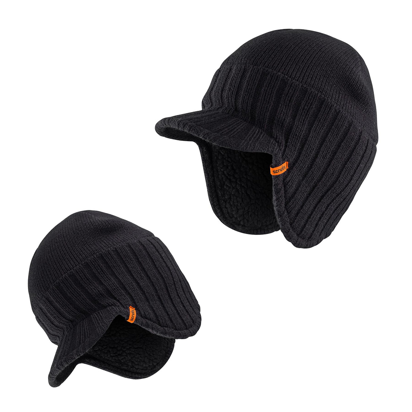 Scruffs Trade Peaked Beanie Comfort And Warmth Black