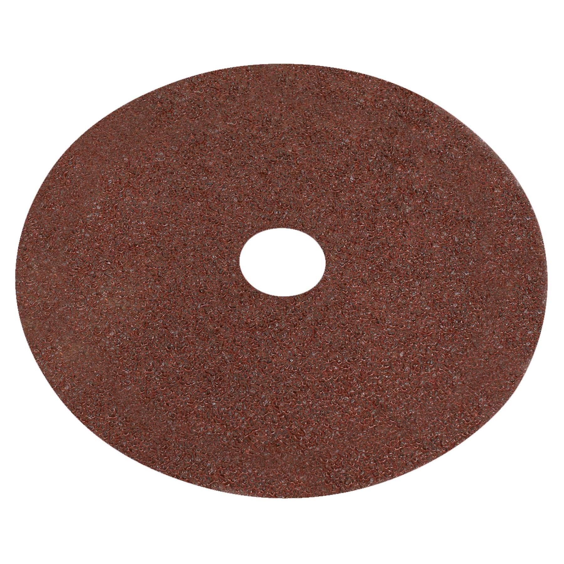 Sealey Fibre Backed Disc 115mm - 24Grit Pack of 25