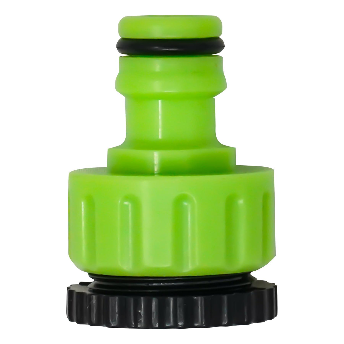 4PC Garden Hose Pipe Fitting Set Adaptor Waterstop 2-Way Connectors 1/2", 3/4"