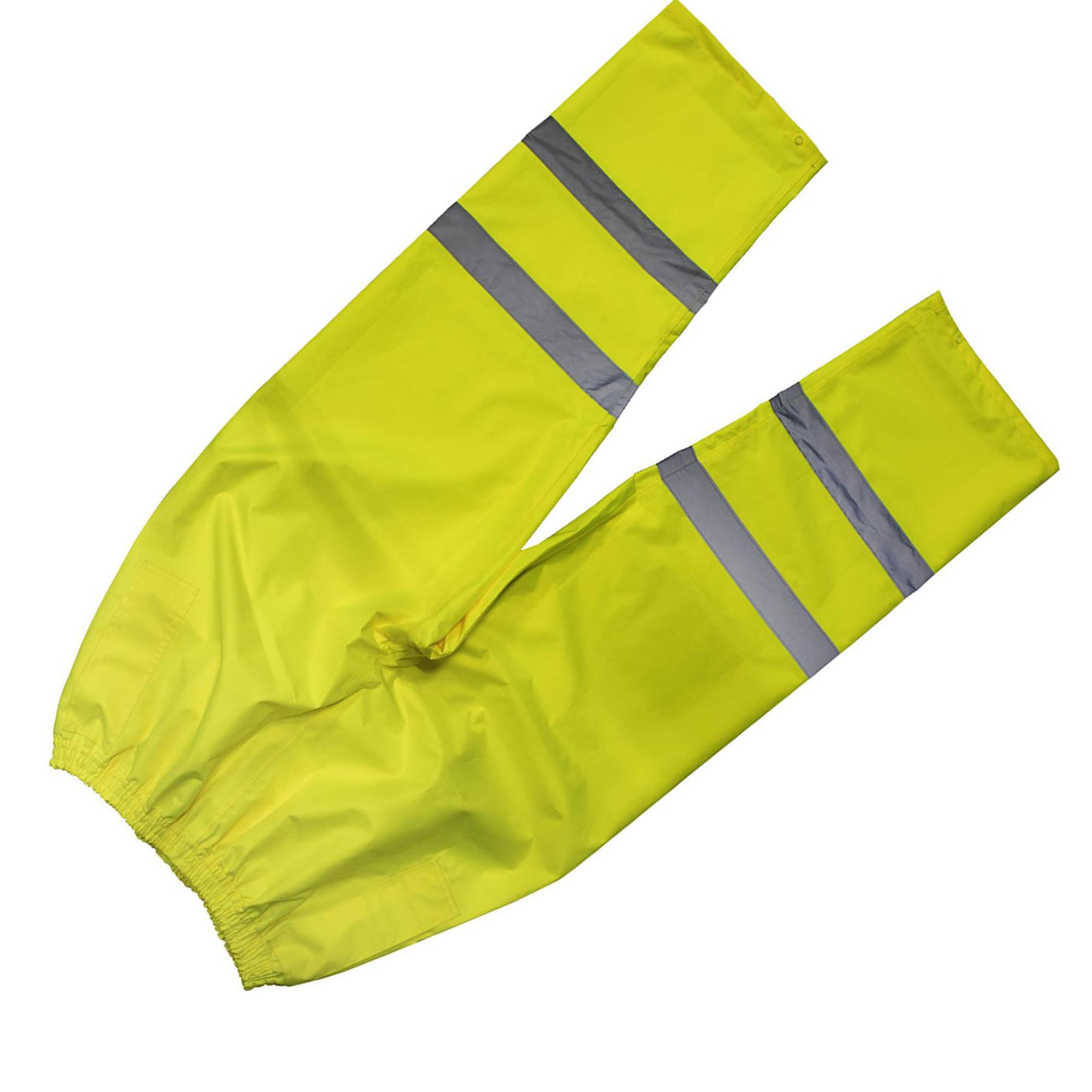 Sealey Yellow Waterproof Hi Vis Over Work Trousers Lightweight - Large
