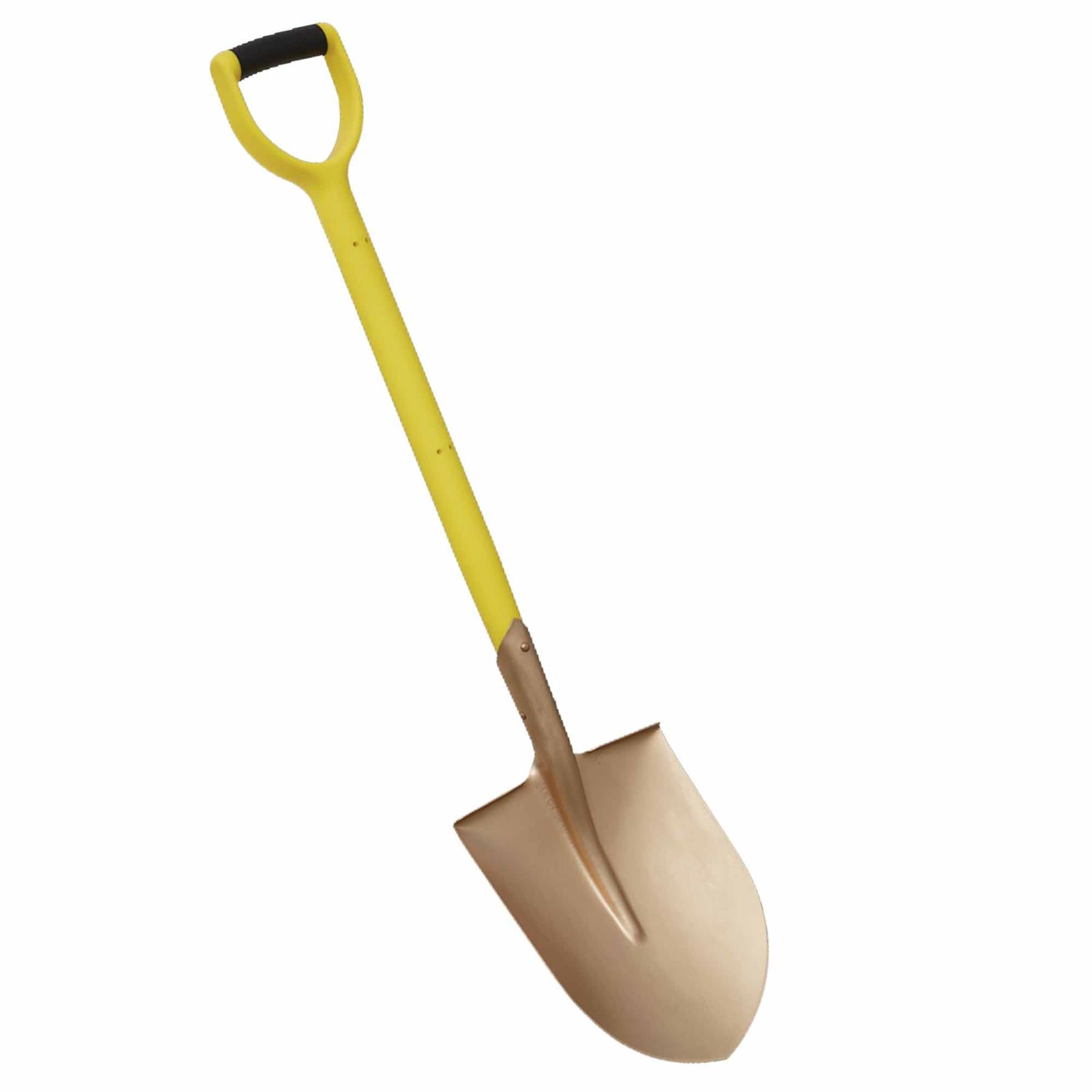 Sealey Round Point Shovel 240 x 420 x 990mm - Non-Sparking Beryllium Copper Head