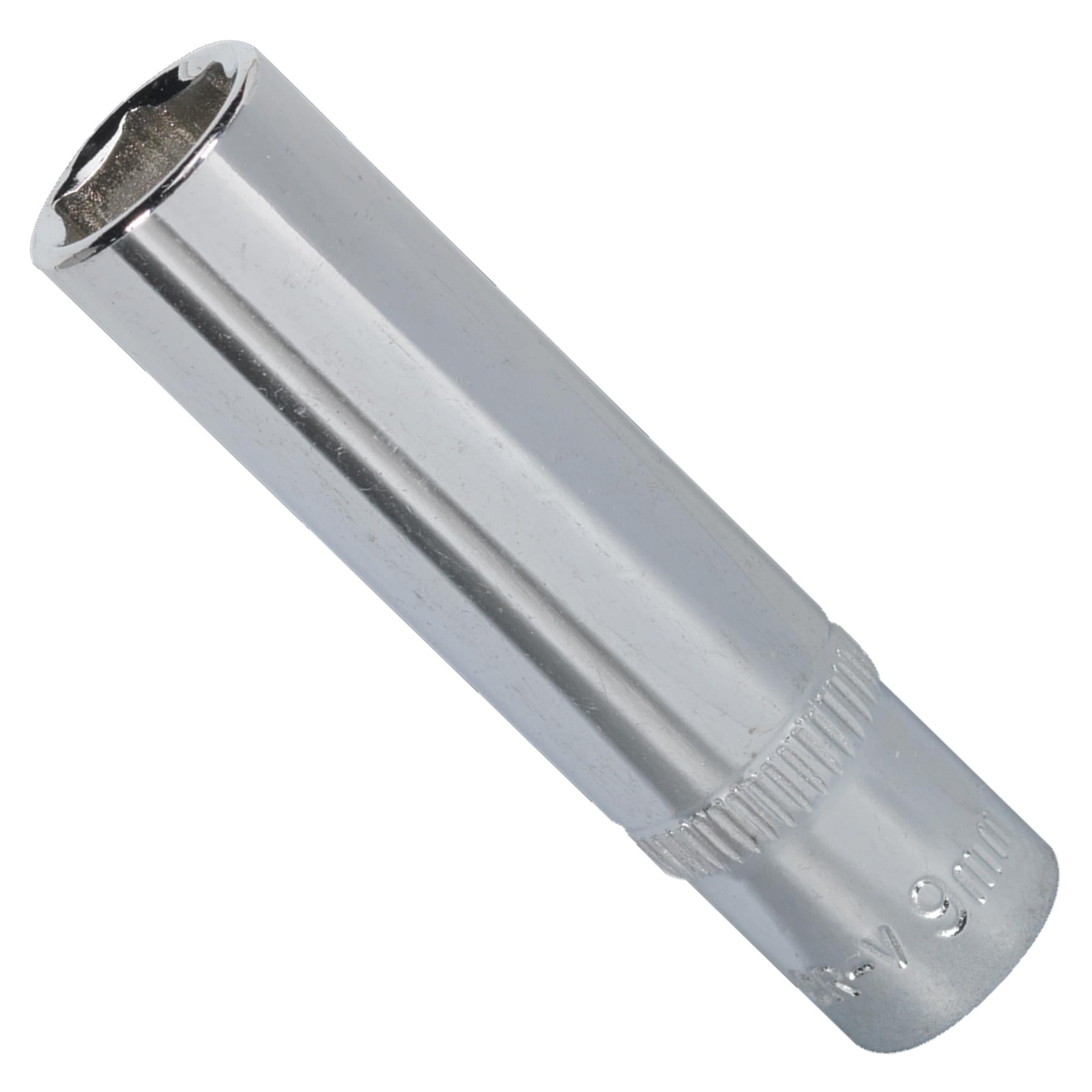 Sealey WallDrive Socket 9mm Deep 1/4"Sq Drive Fully Polished