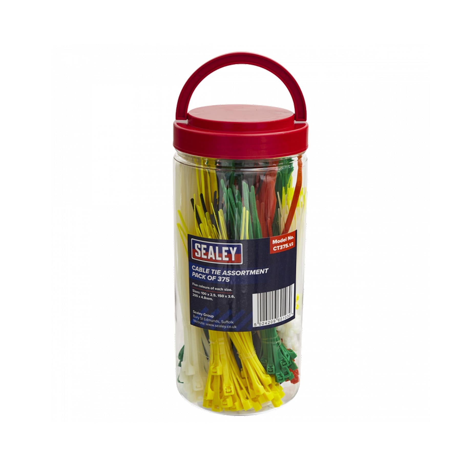 Sealey Cable Tie Assortment Pack of 375