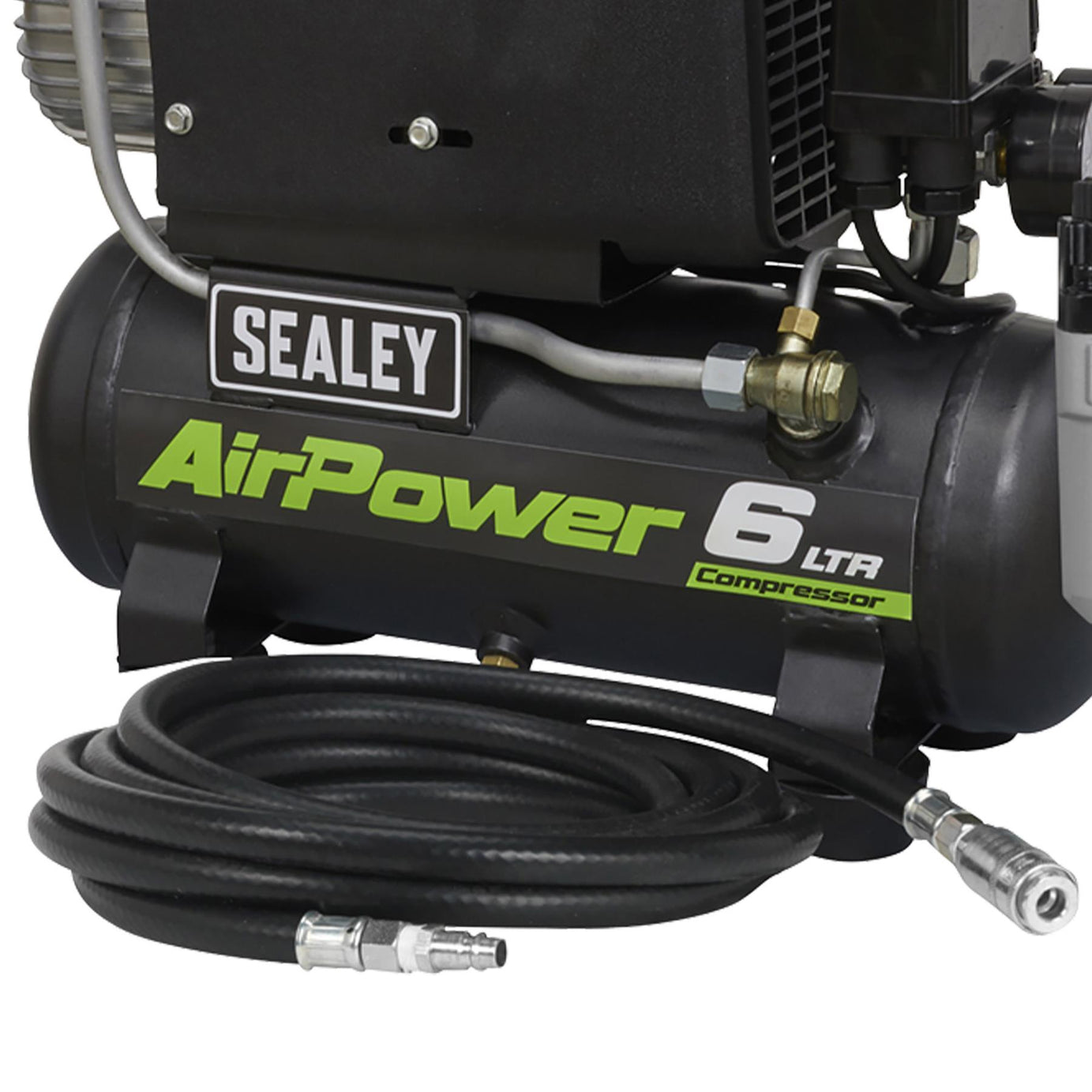 Sealey Air Nail/Staple Gun Kit inc Compressor,Hose & Nailer/Stapler