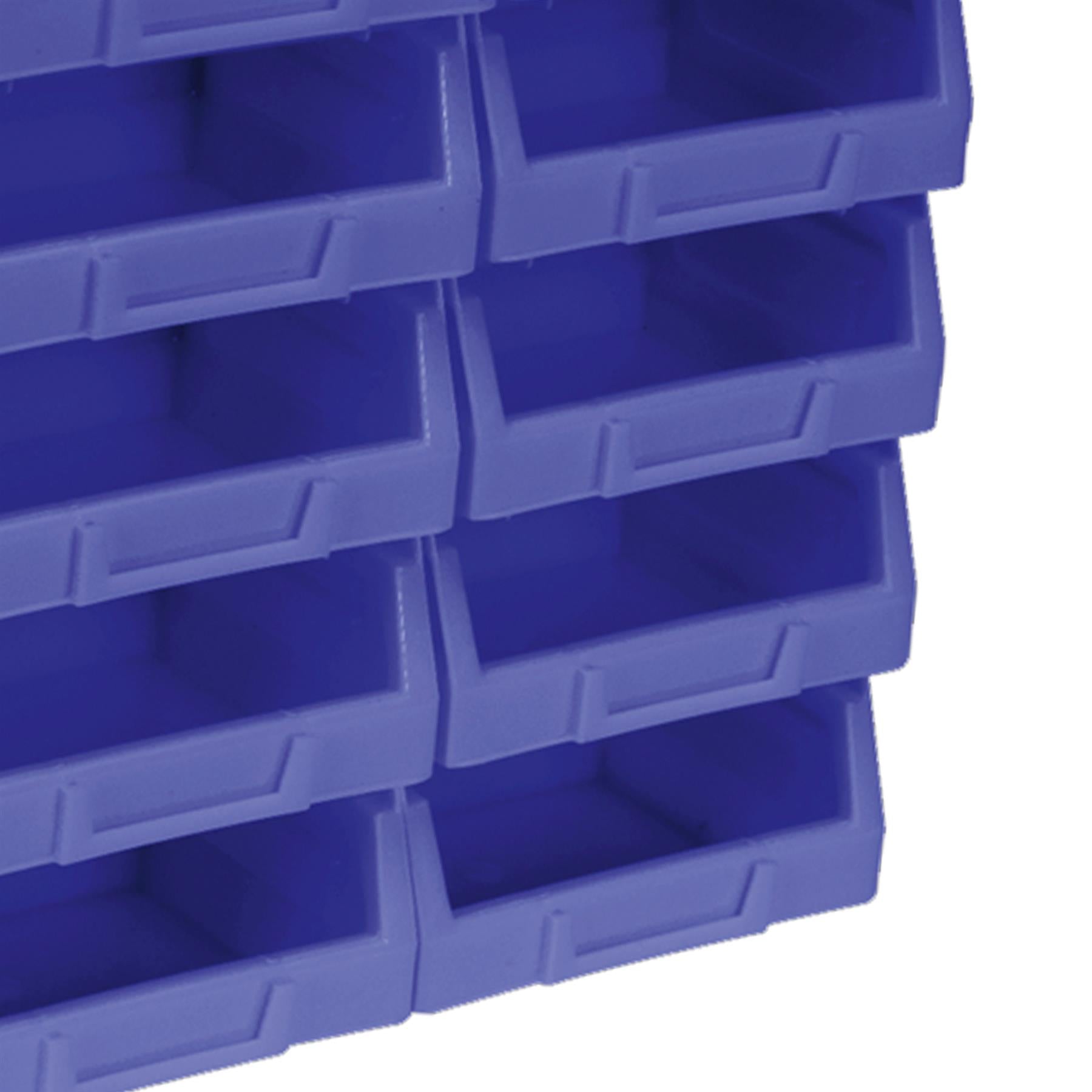 Sealey Plastic Storage Bin 105 x 85 x 55mm - Blue Pack of 24