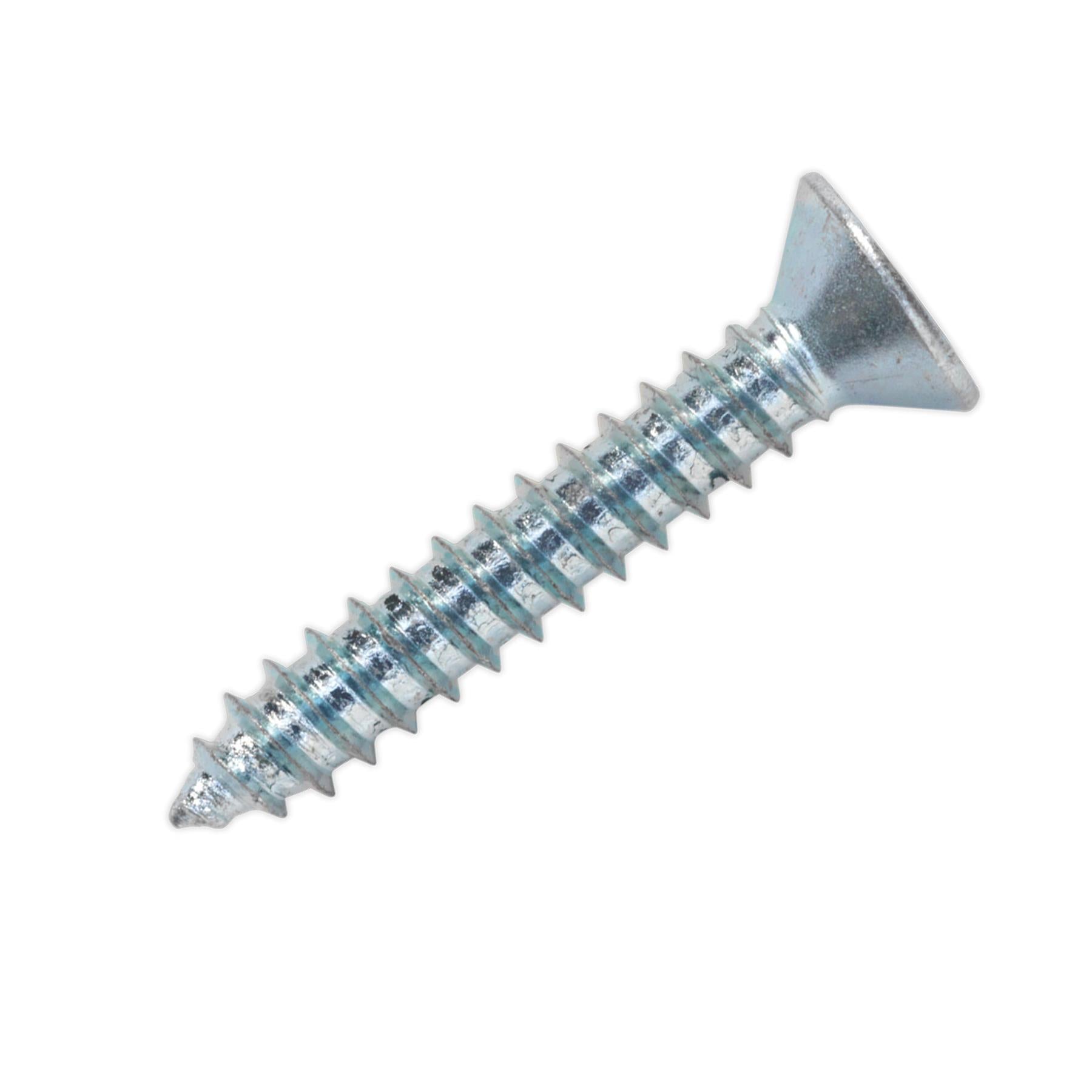 Sealey Self Tapping Screw 4.2 x 25mm Countersunk Pozi Pack of 100