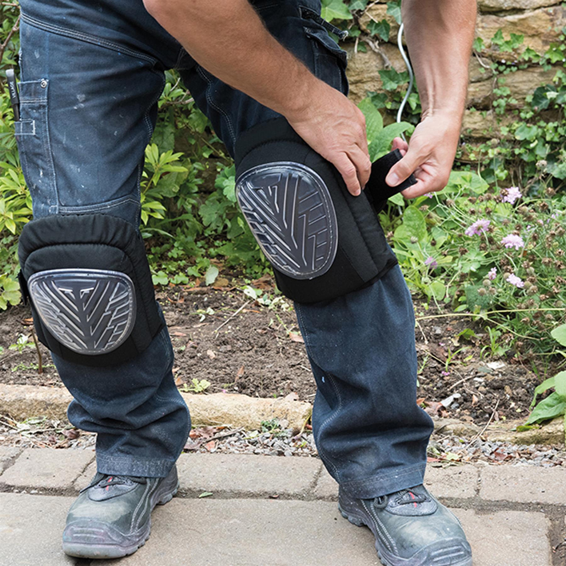 Gel Knee Pads - One Size Knee Protection Contruction Gardening Building