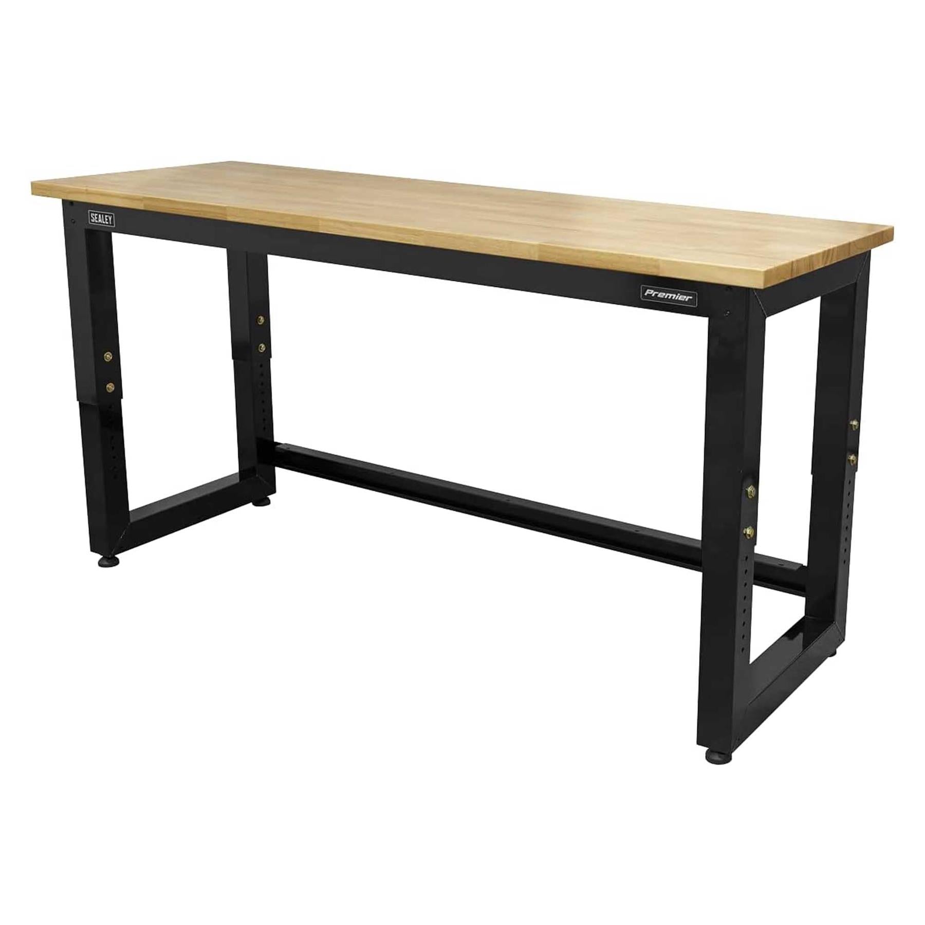 Sealey Steel Adjustable Workbench with Wooden Worktop 1830mm - Heavy-Duty