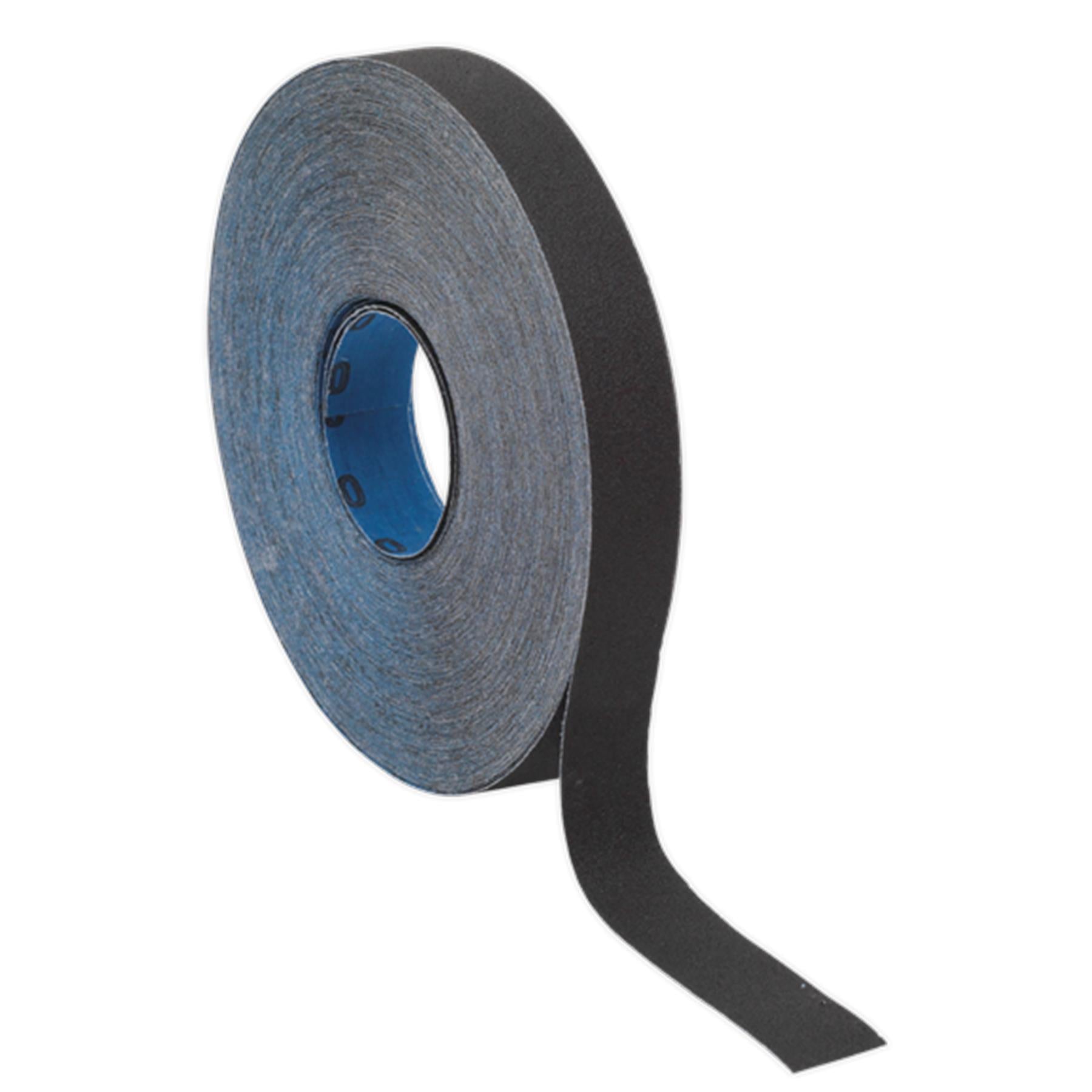 Sealey Emery Roll Blue Twill 25mm x 25m 80Grit
