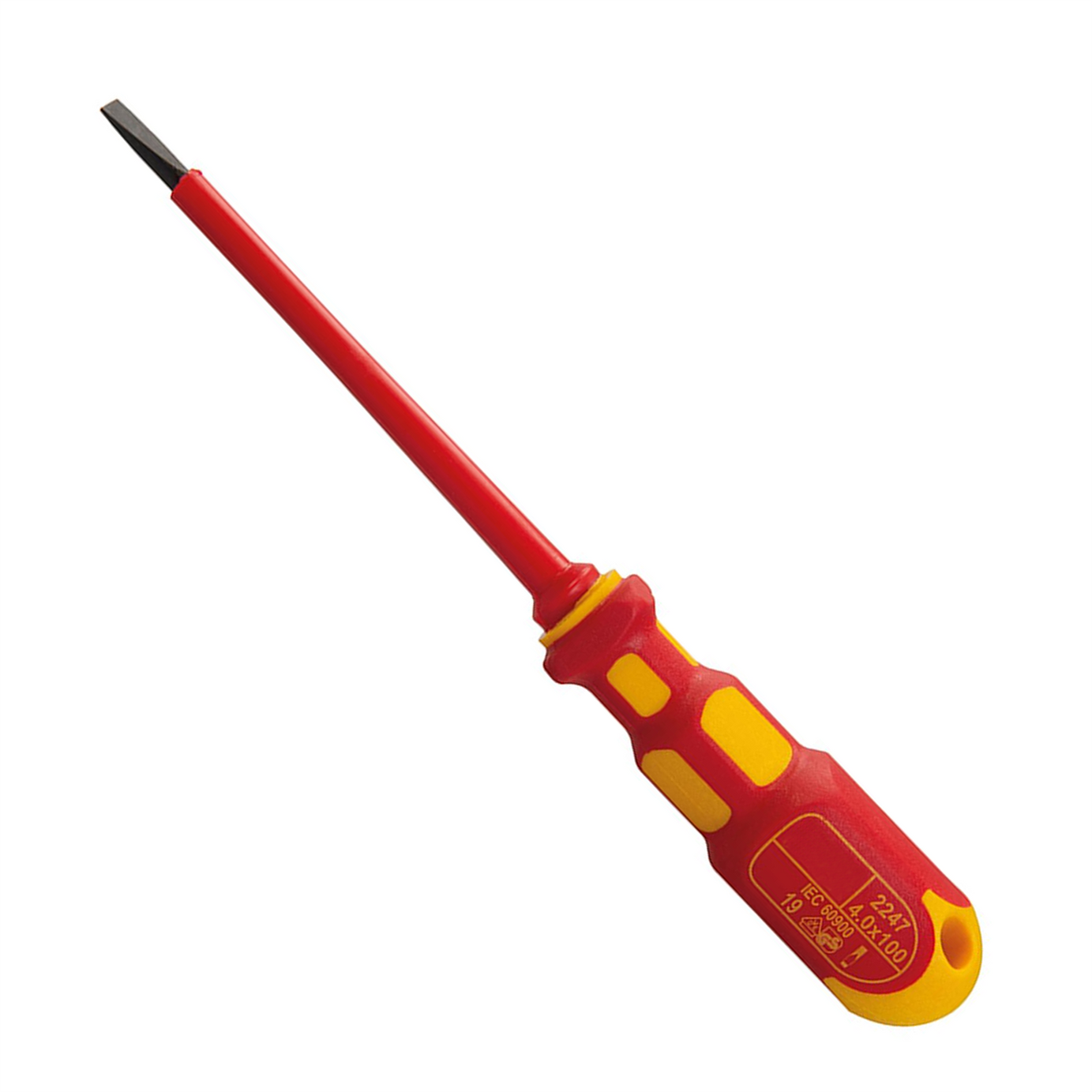 King Dick 4 X 100mm Vde Screwdriver Slotted British Made Comfort Grip