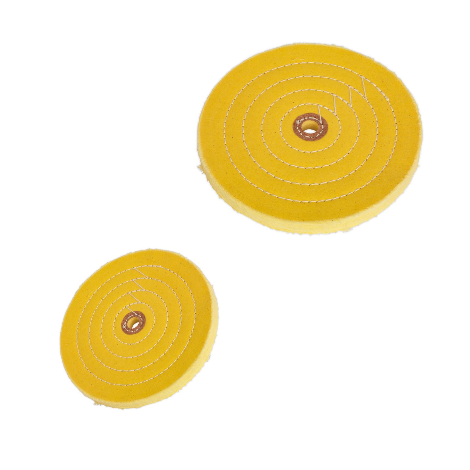 Sealey Buffing Wheel Ø200 x 16mm Ø16mm Bore Coarse