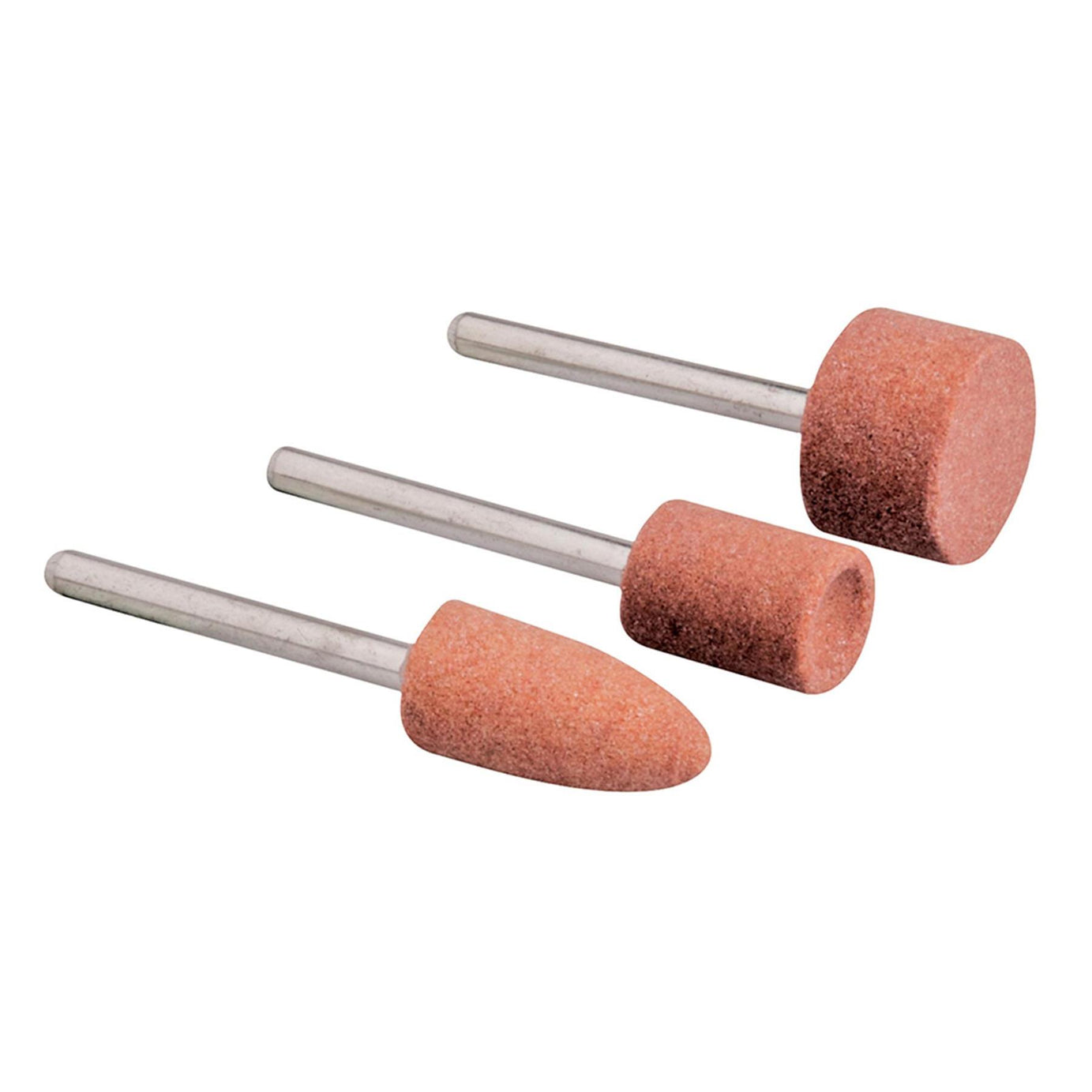Mounted Aluminum  Grinding Stone Set 9, 10 & 15mm Dia 3Pce Rotary Tool Deburring
