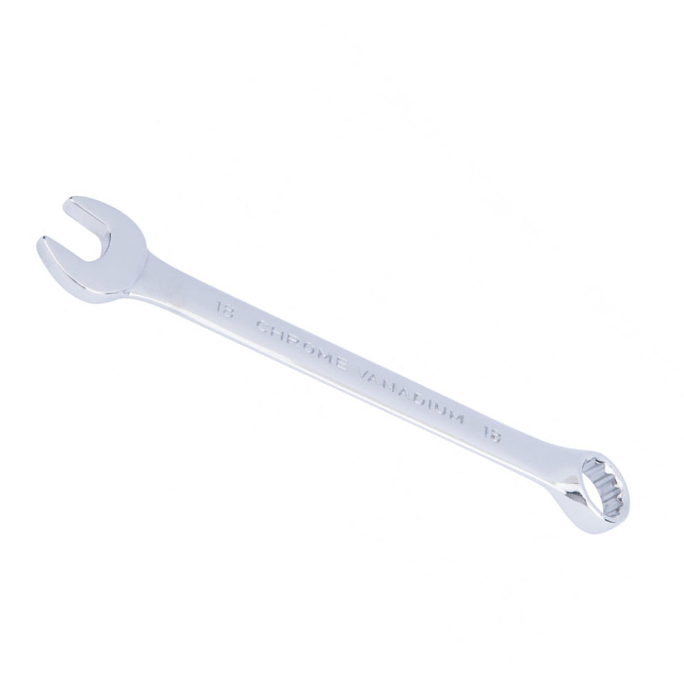 BlueSpot 18mm Fully Polished Chrome Vanadium Spanner Open Ended Head Spanner