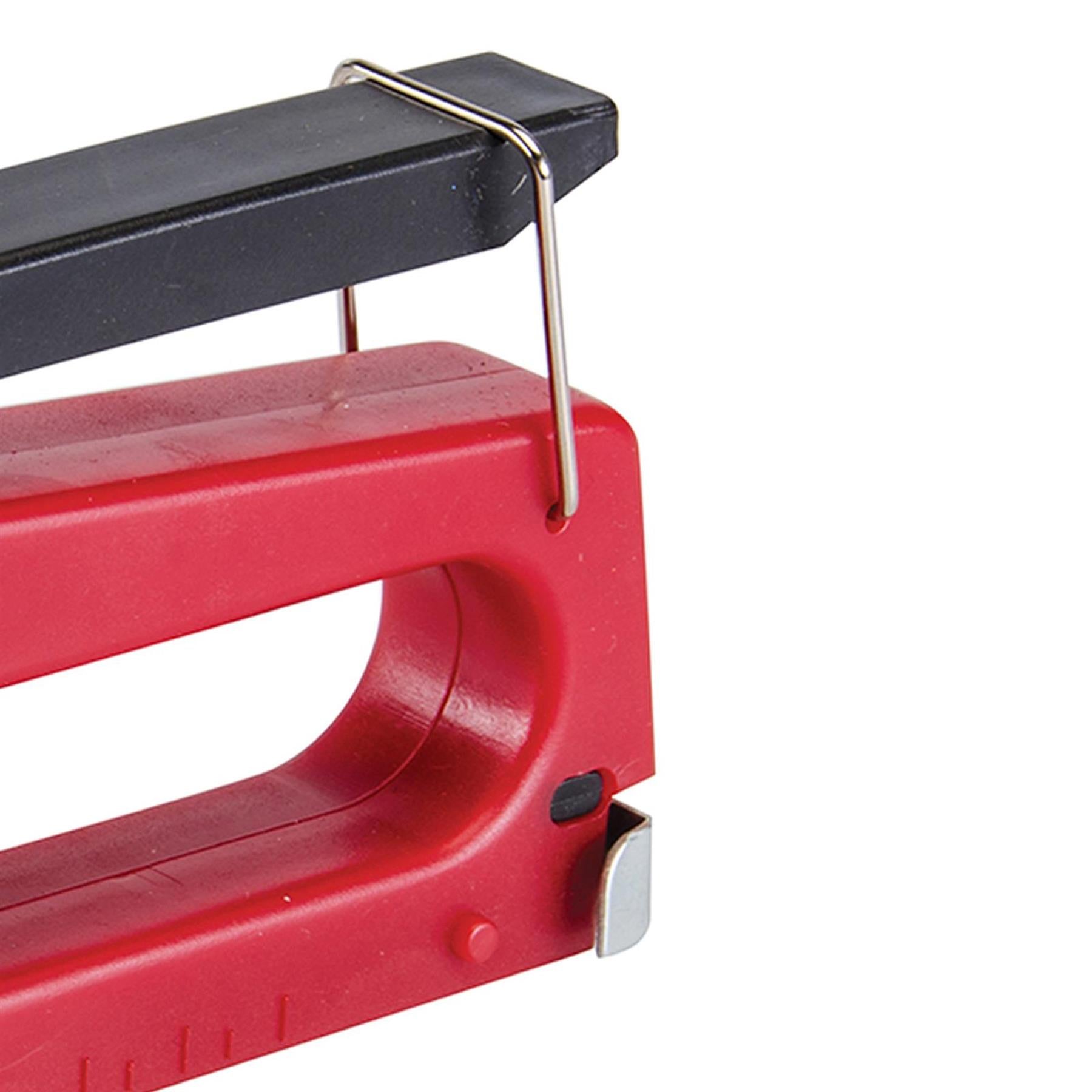 Heavy Duty Staple Gun & 100 Staples - 4-8mm Upholstery Comfortable Handle Crafts