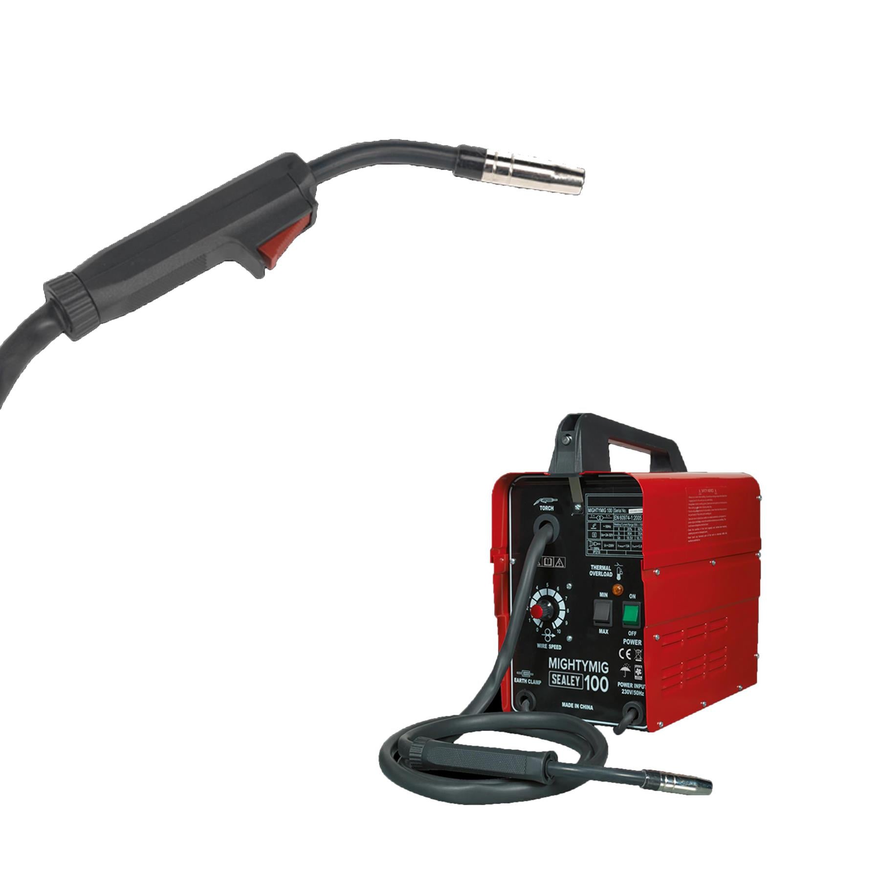 Sealey MIGHTYMIG100 Professional No-Gas MIG Welder 100Amp 230V