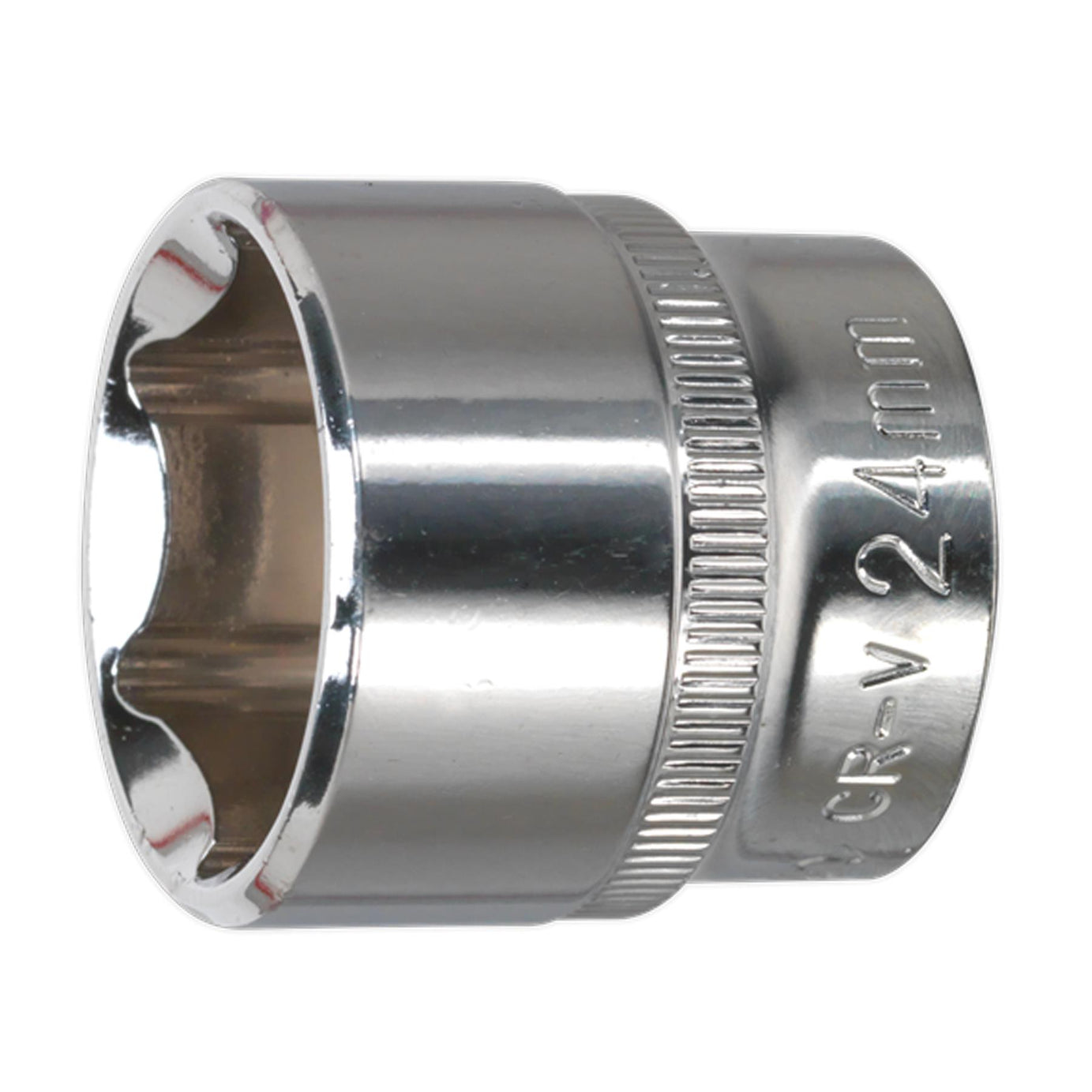 Sealey WallDrive Socket 24mm 3/8"Sq Drive Fully Polished