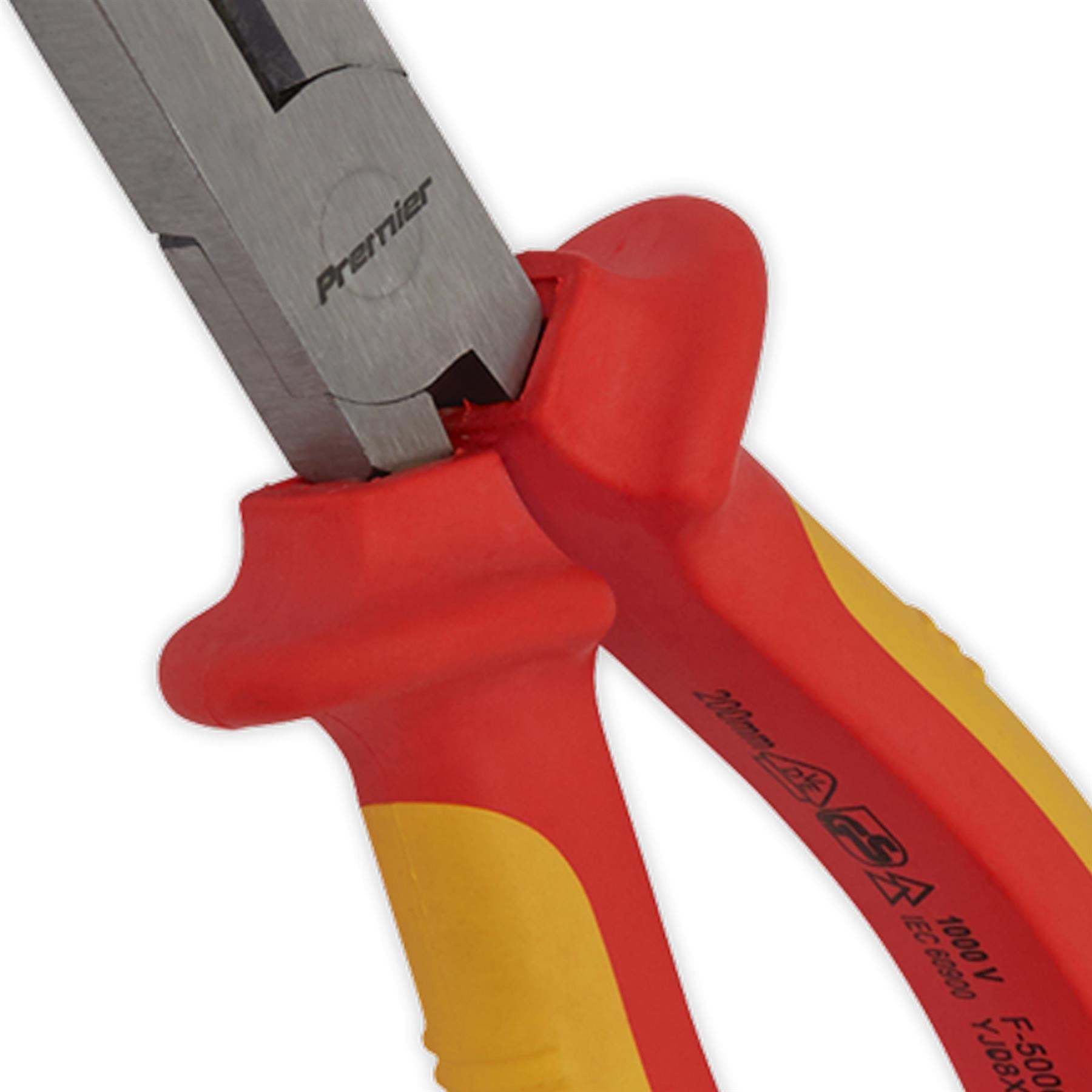 Sealey Long Nose Pliers 200mm VDE Approved