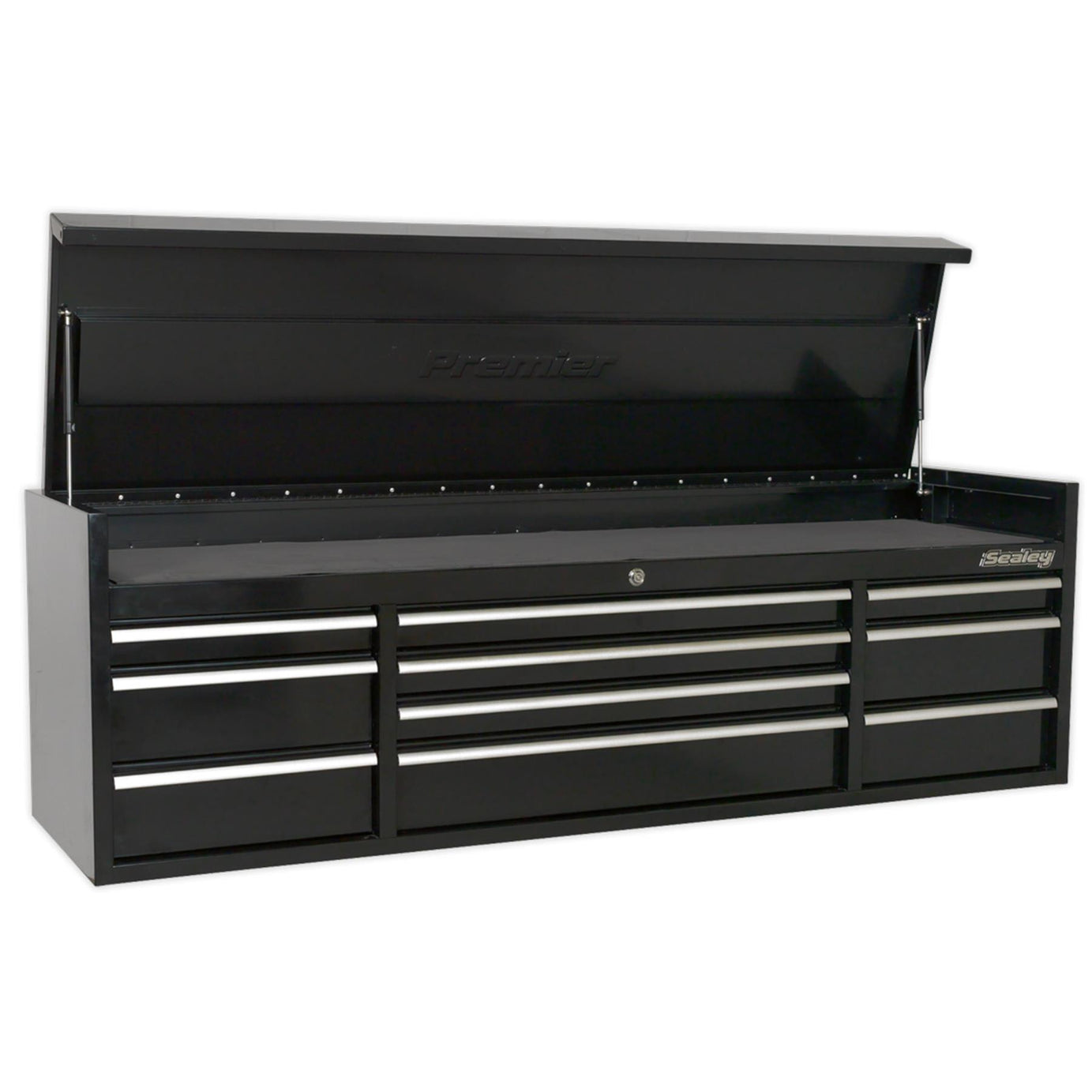 Sealey Topchest 10 Drawer 1830mm Heavy-Duty Black