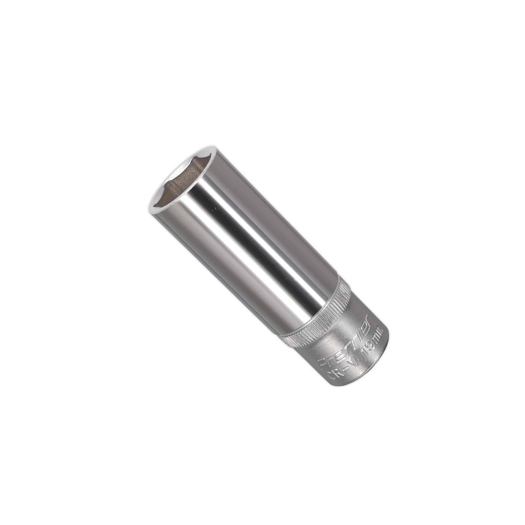 Sealey WallDrive® Socket 19mm Deep 1/2"Sq Drive