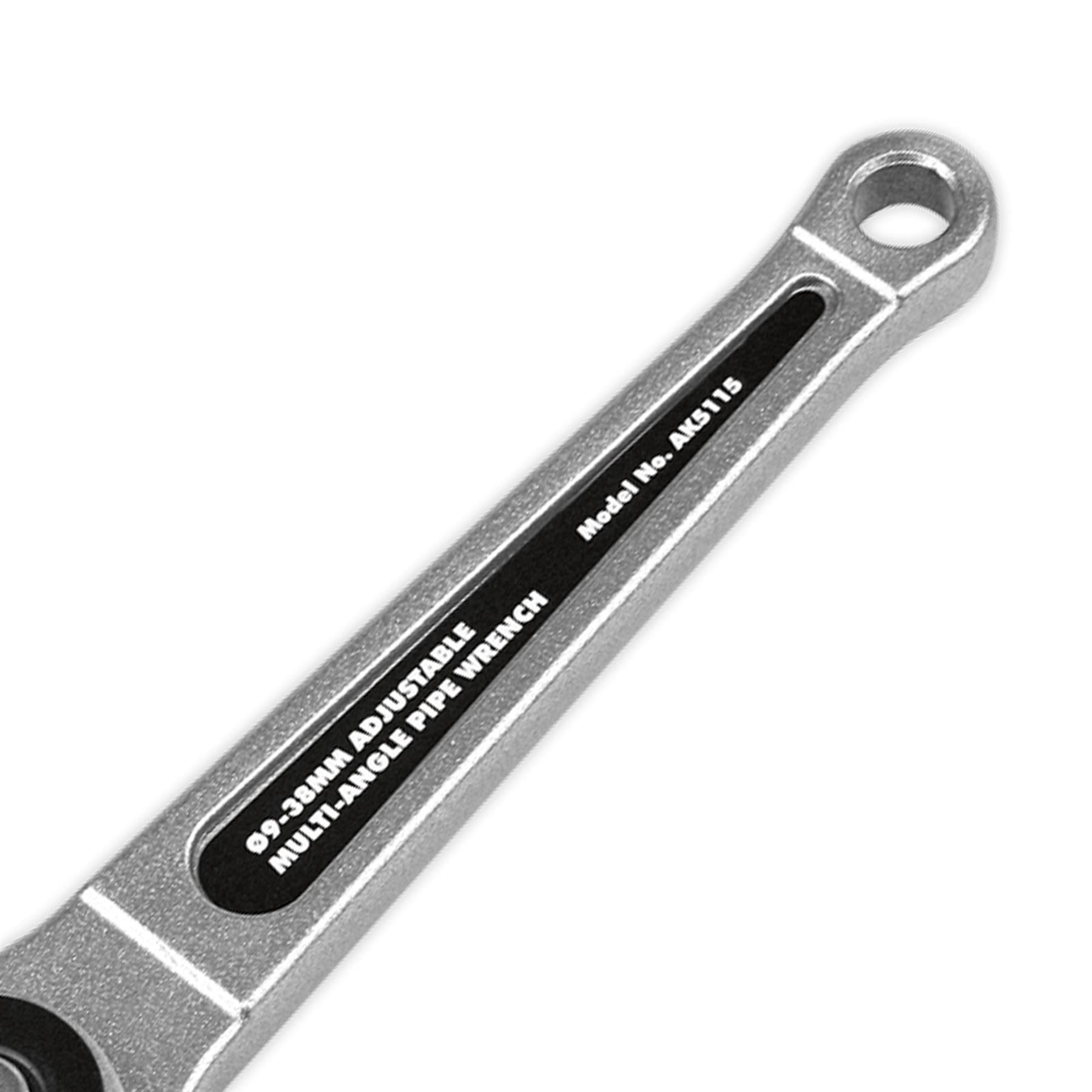 Sealey 10" Multi Angle Pipe Wrench Adjustable Stilson Monkey 250mm AK5115