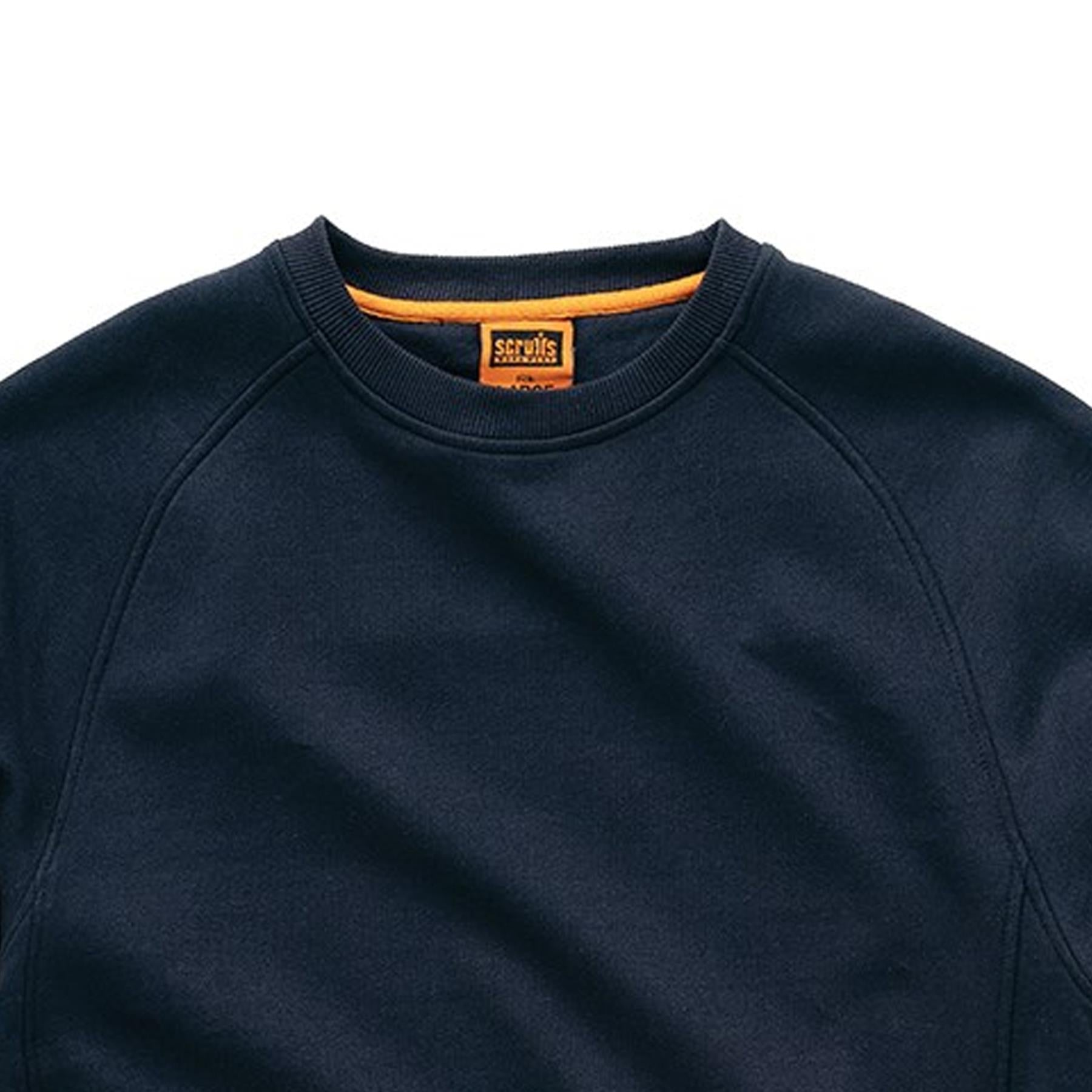 Scruffs Eco Worker Shirt Mens Work Sweatshirt Navy XXXL