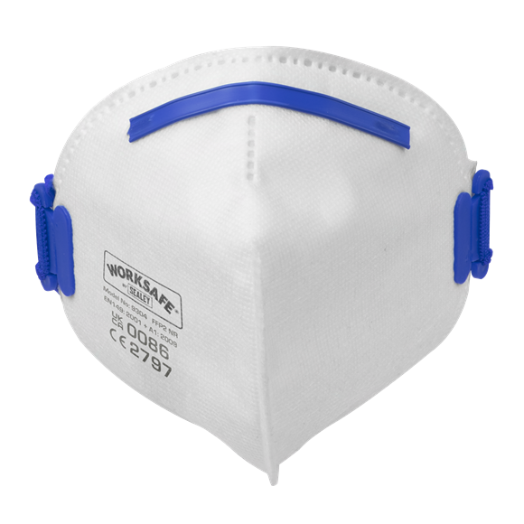 Sealey Fold Flat Mask FFP2 - Pack of 10