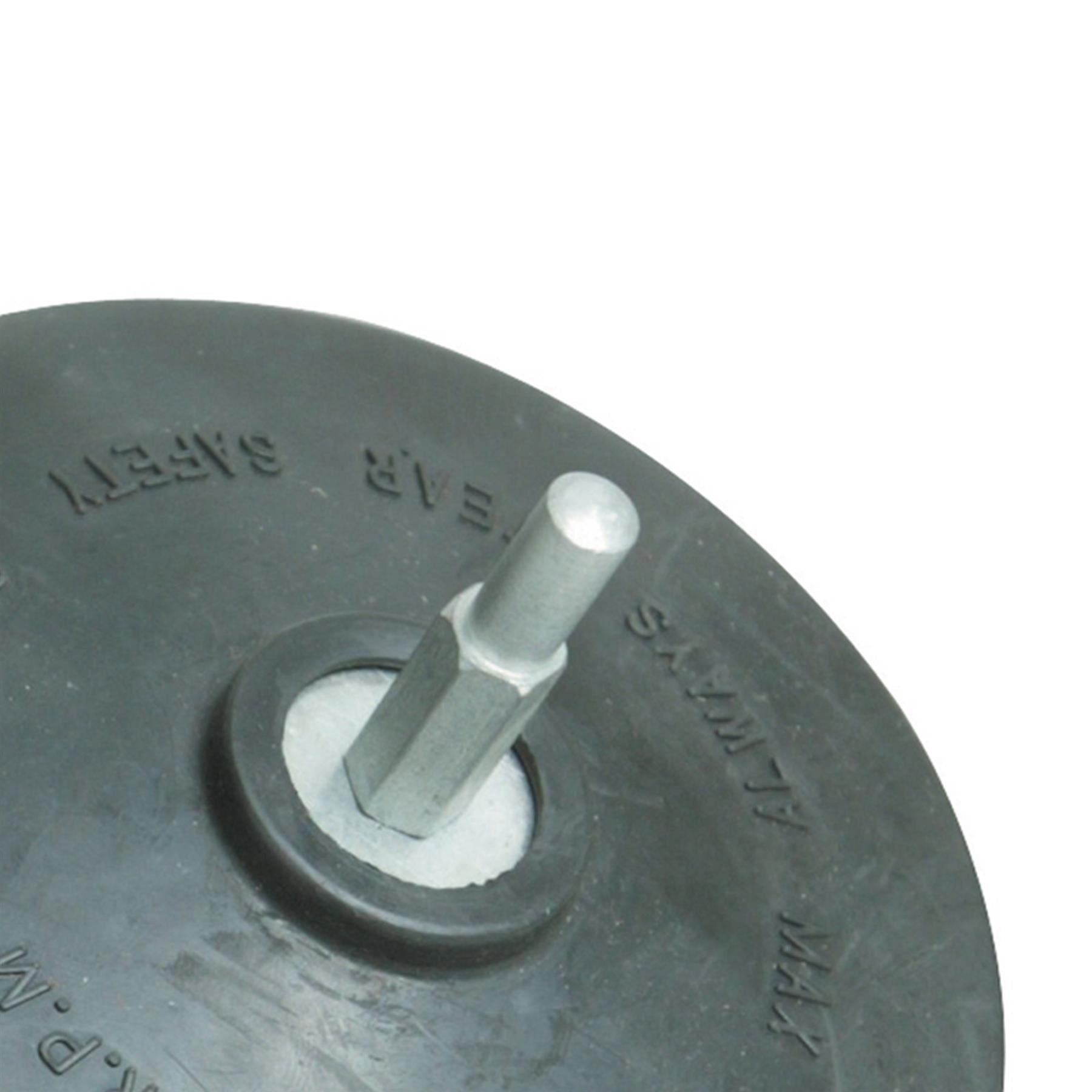Hook & Loop Backing Pad Arbor 6mm - 125mm With Hook And Loop Polishing Sponges