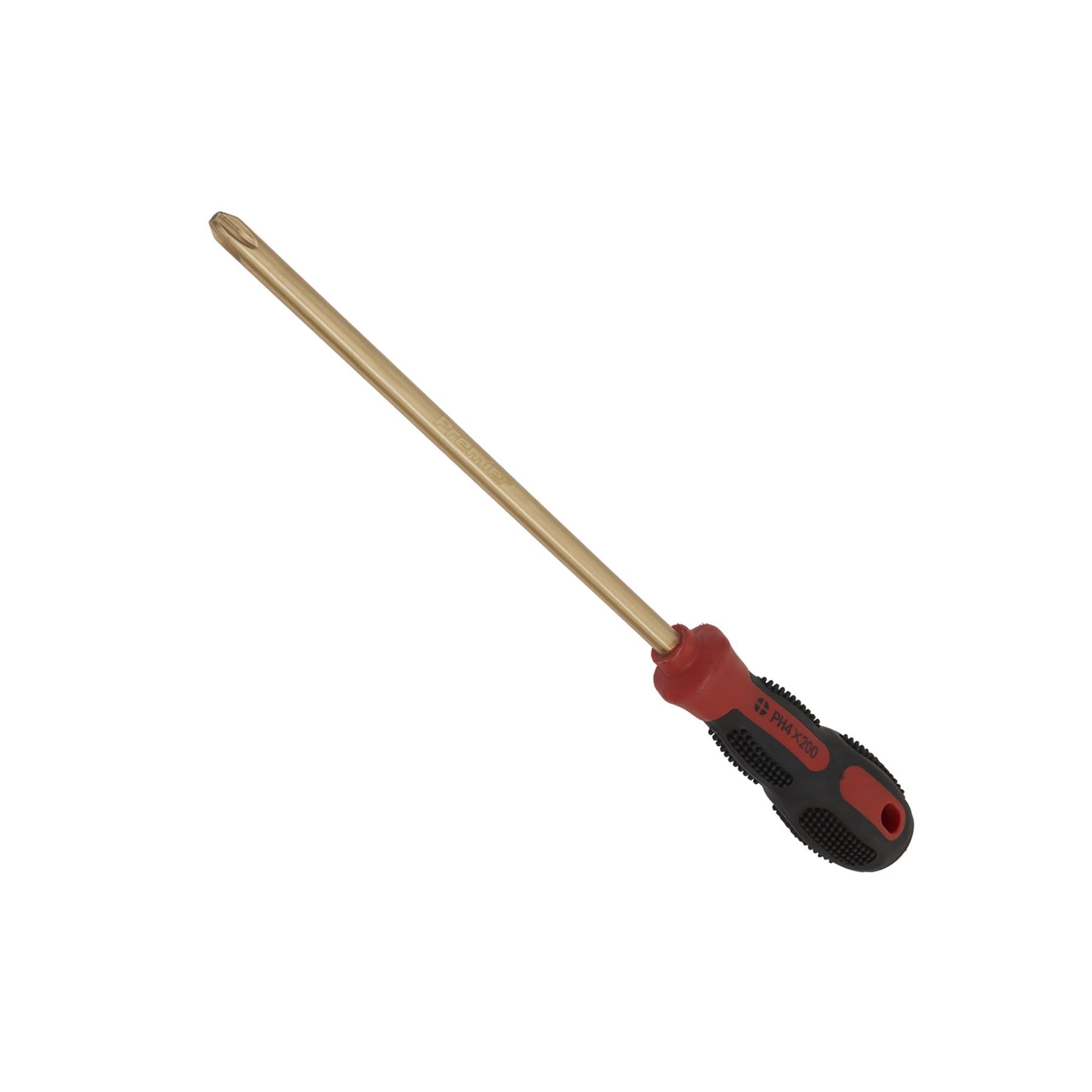 Sealey Screwdriver Phillips #4 x 200mm - Non-Sparking