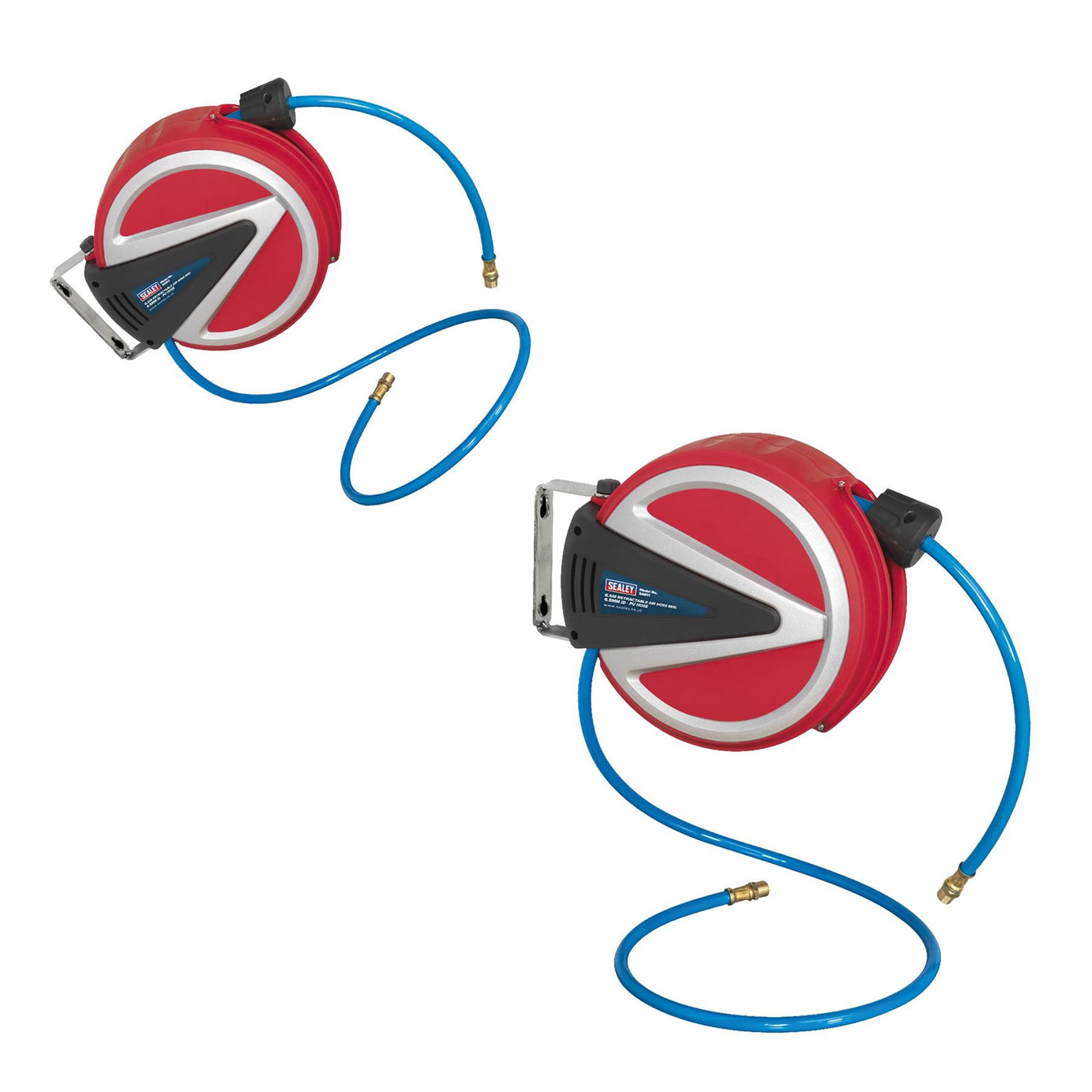 Sealey Retractable Air Hose Reel 6.5m 6.5mm ID - PU Hose