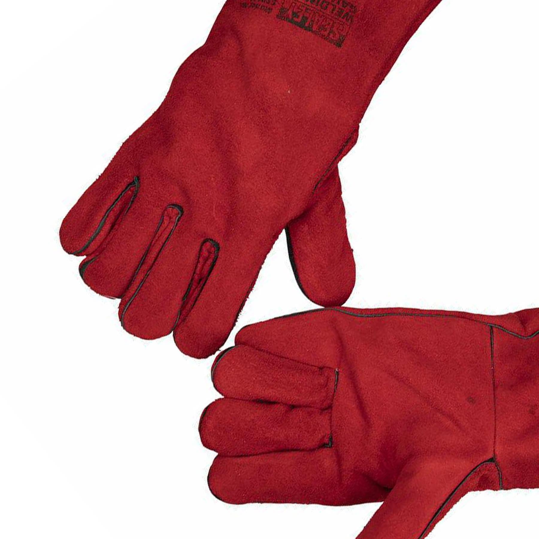Sealey Leather Welding Gauntlets Lined Pair