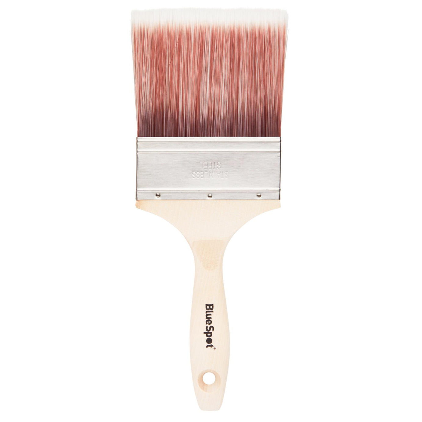 BlueSpot 4" (100mm) Synthetic Paint Brush With Wooden Handle