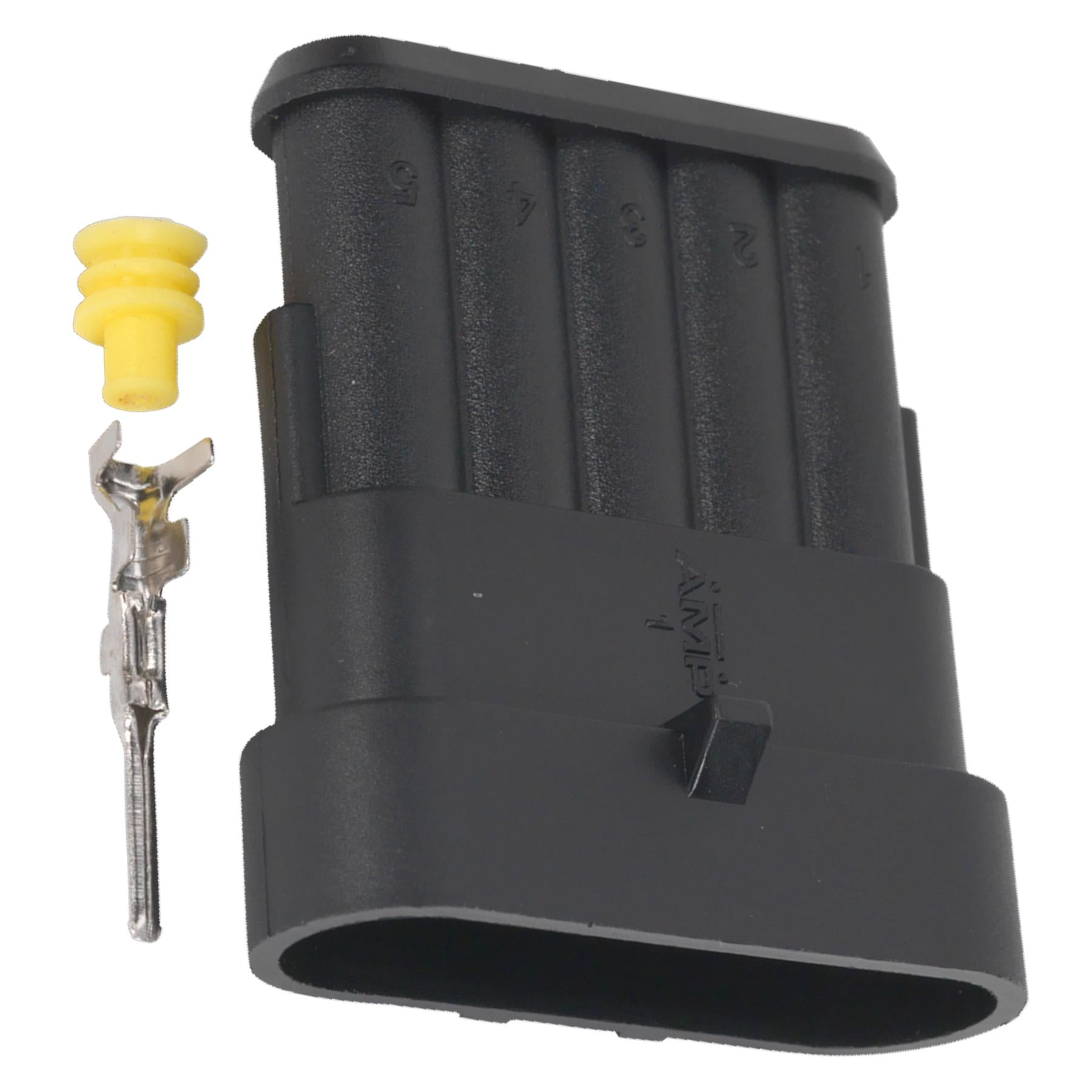 Sealey Superseal Male Connector 5-Way Pack of 3