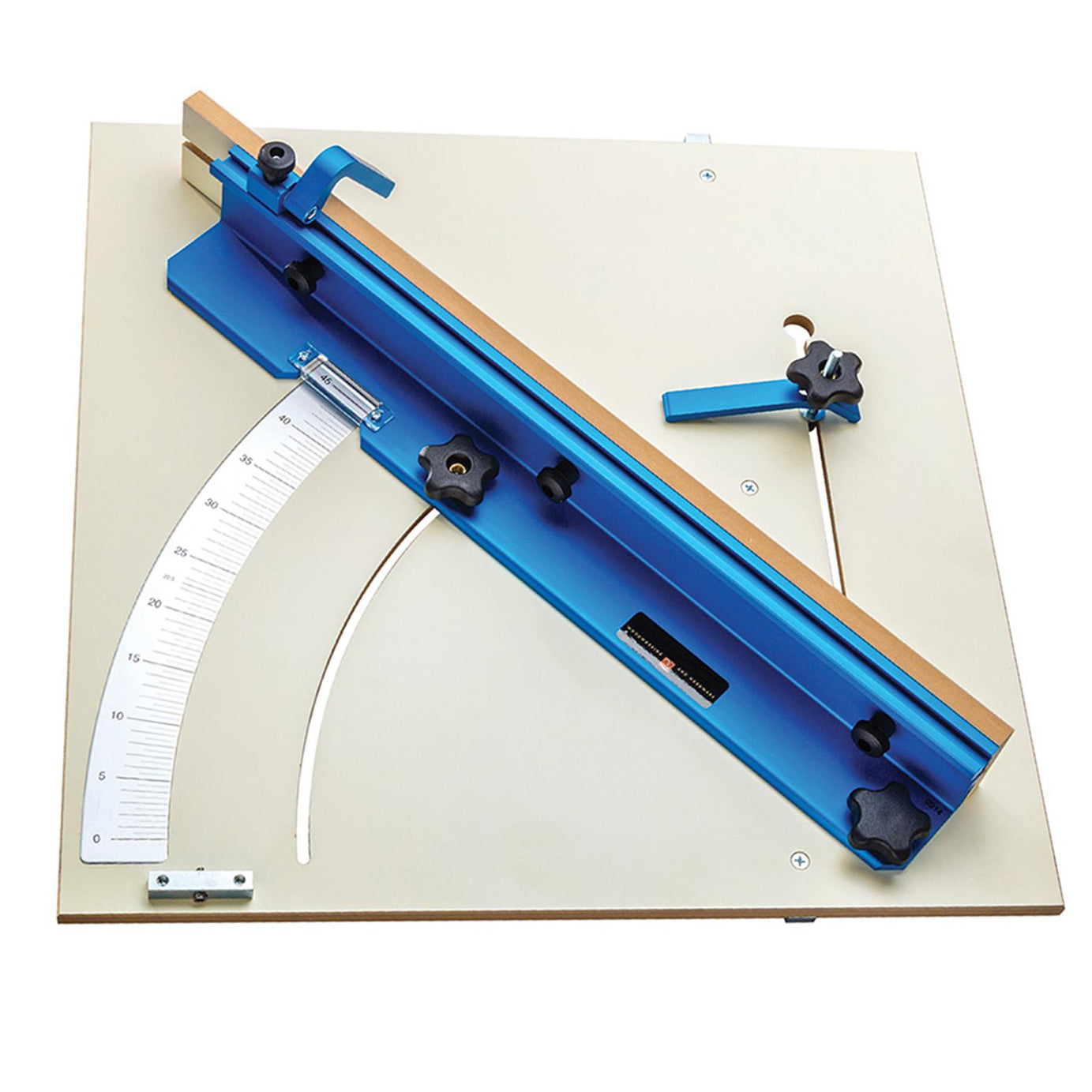 Tablesaw Cross-Cut Sled 603 x 603mm (23-3/4" x 23-3/4") Sturdy MDF Melamine Coat