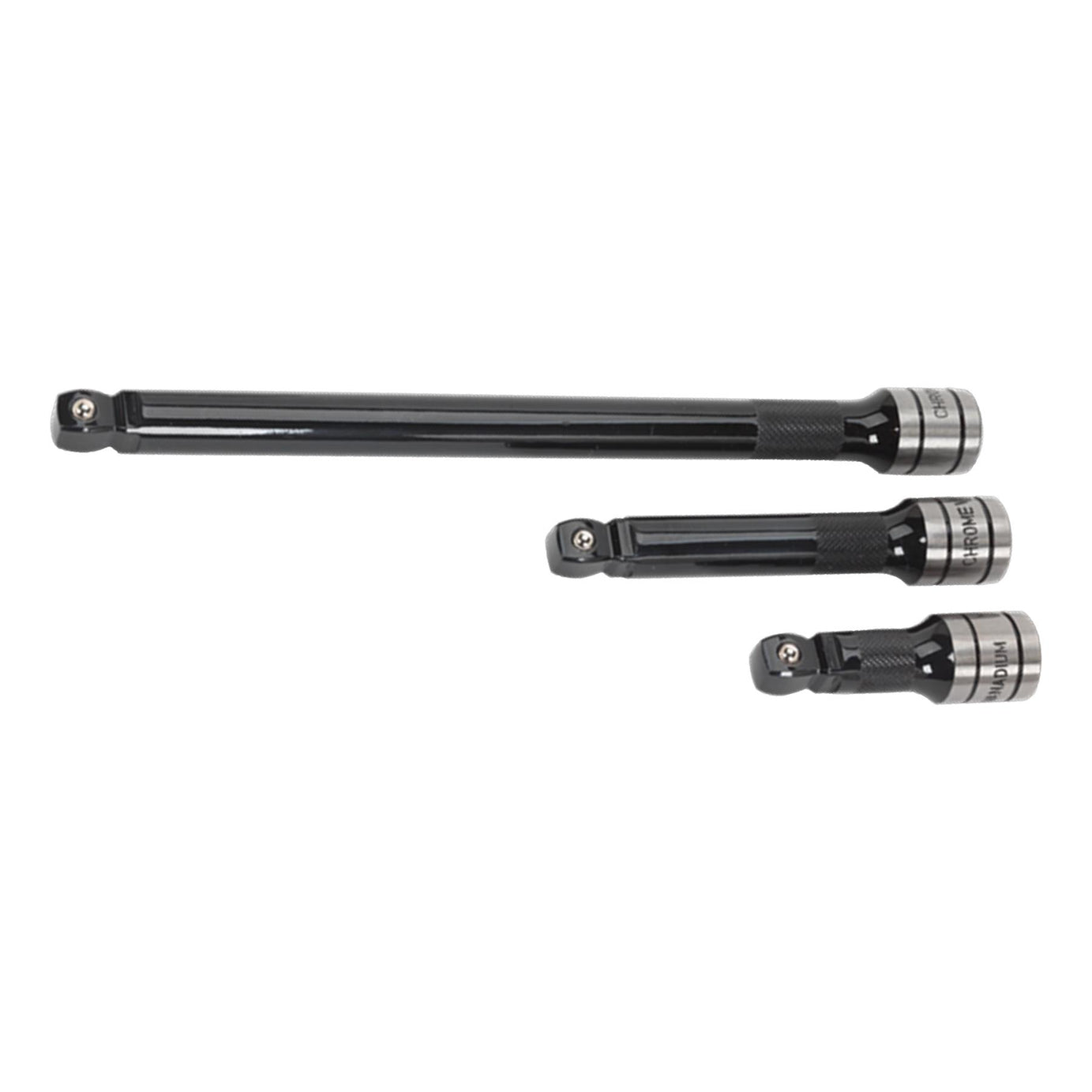 Sealey Wobble/Rigid Extension Bar Set 3pc 1/2"Sq Drive Black Series