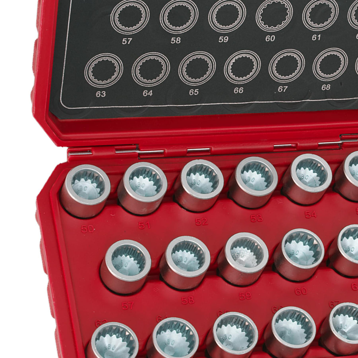 Sealey Locking Wheel Nut Key Set 20pc - Porsche