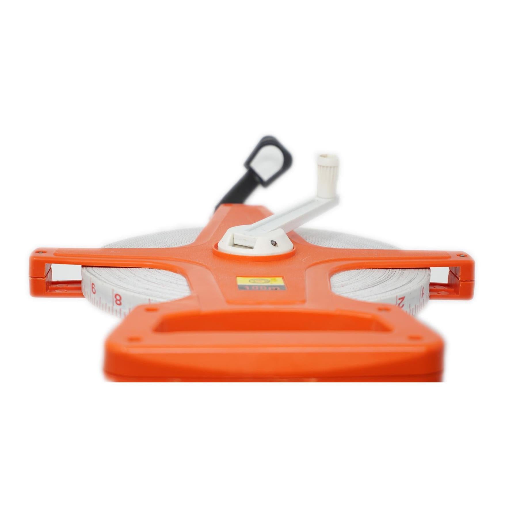 Surveyors 50M Open Reel Measuring Tape 50 Metre Metric Imperial