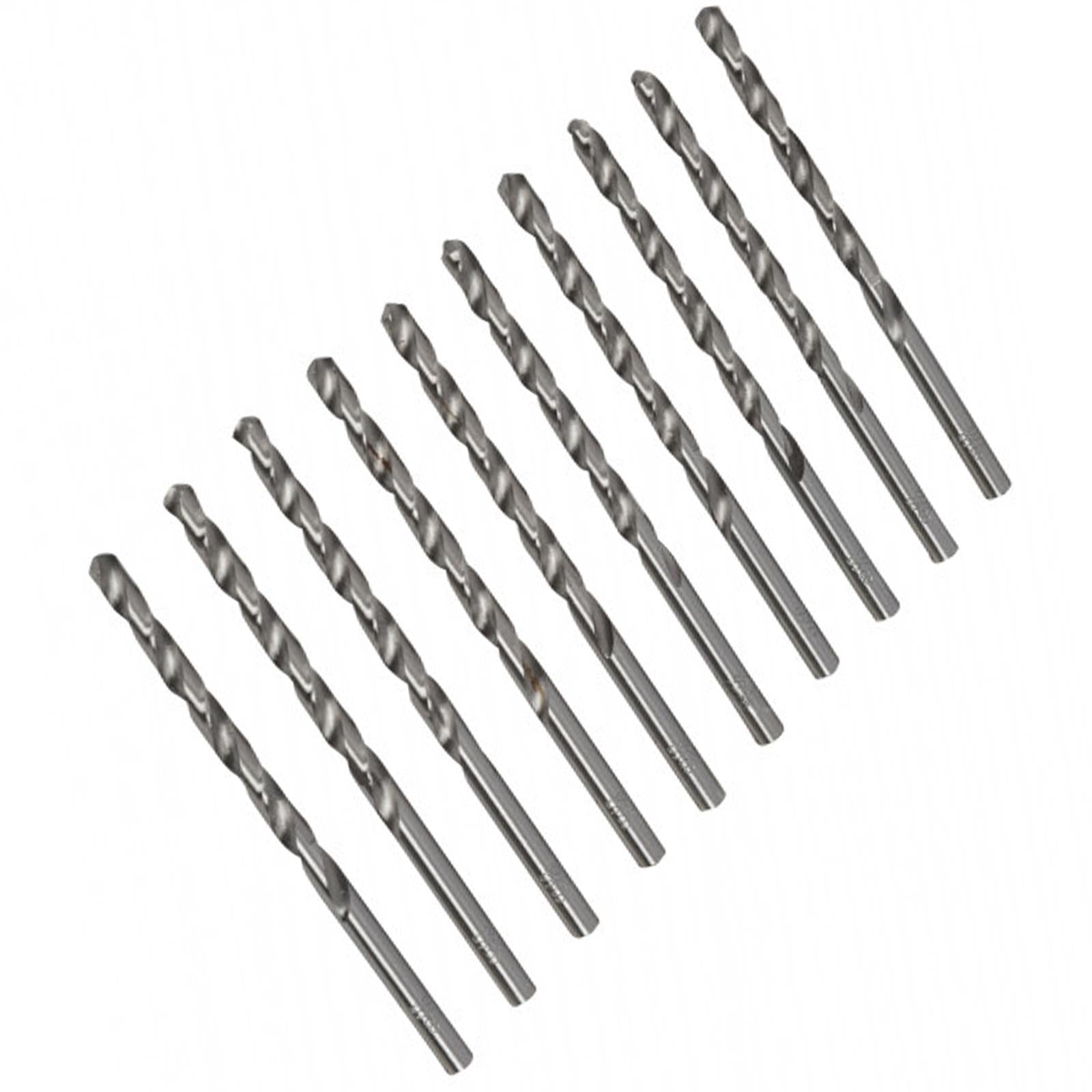 BlueSpot 10Pce High Quality 4.8mm HSS Drill Bit Set Metal Wood Plastic Drill Lifetime Guarantee
