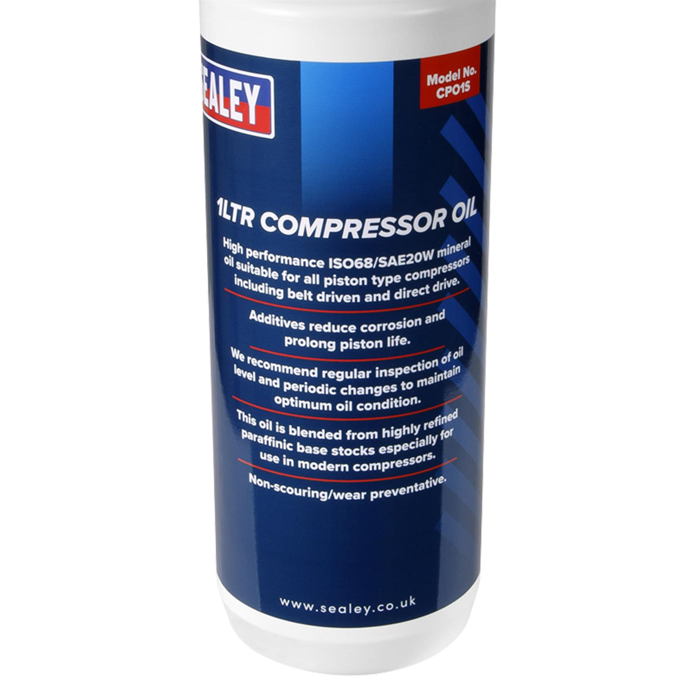 Sealey Compressor Oil 1L Pack of 12  Oil, Compressor CPO/1