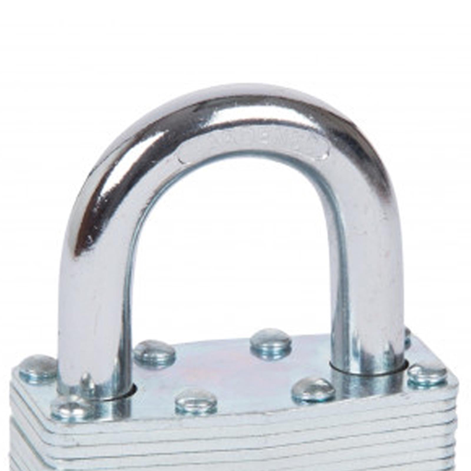 BlueSpot 50mm Laminated Padlock +WITH 2 KEYS+ High Security Steel Body